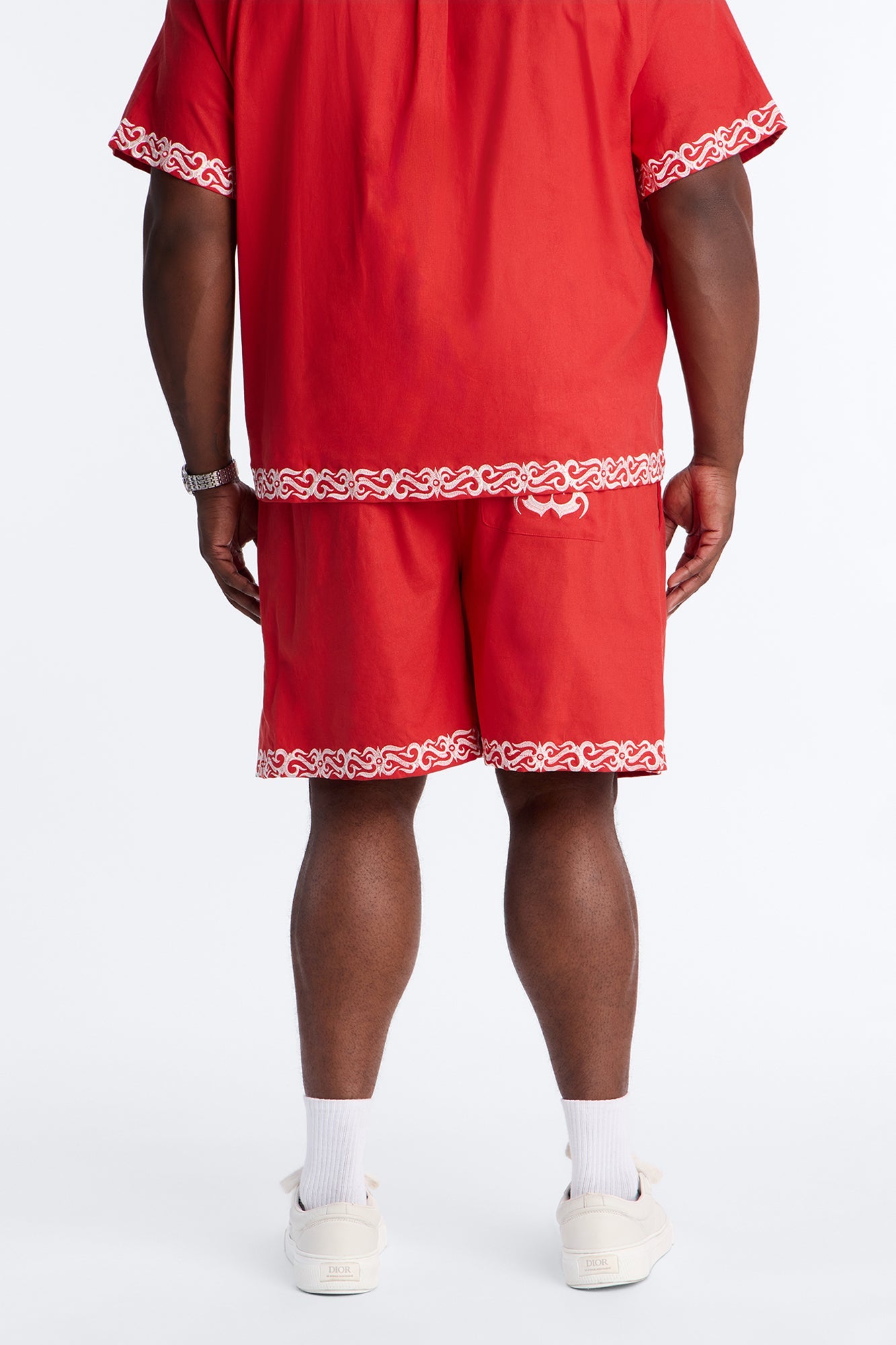 Relaxed Coastal Isla Short - Red Fashion Nova