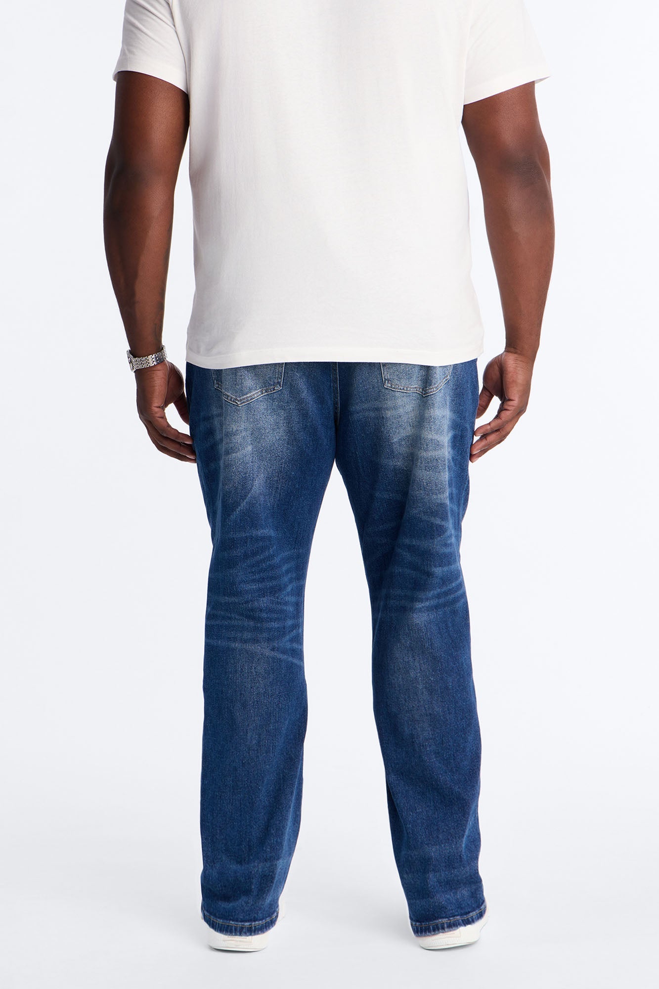 With It Slim Jeans - Medium Blue Wash Fashion Nova