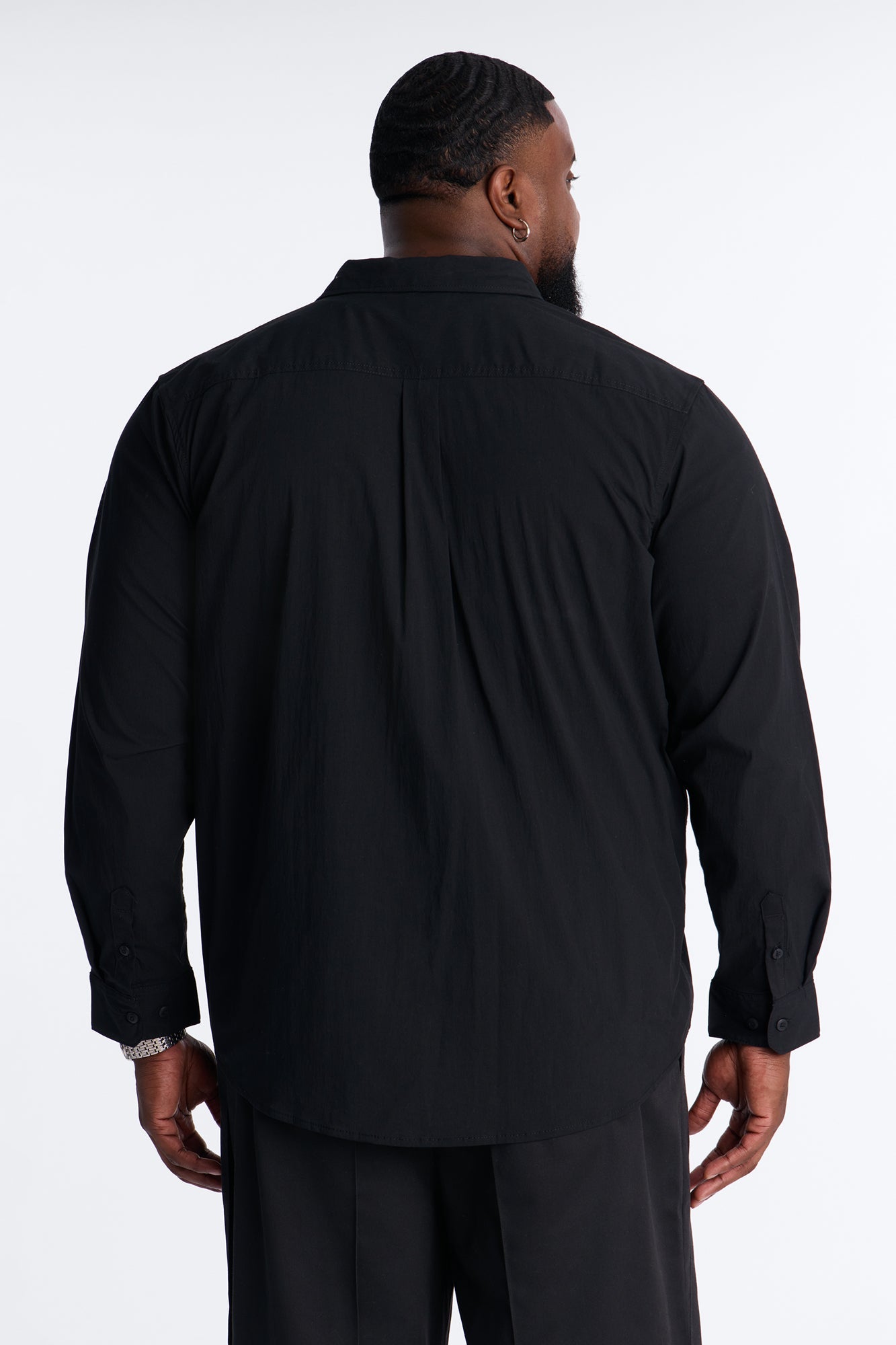 Dickies Utility Long Sleeve Work Shirt - Black Fashion Nova