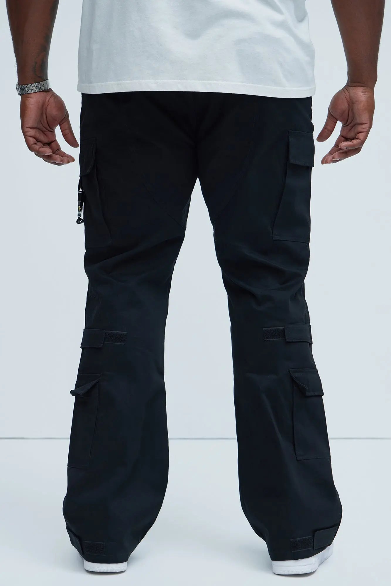 Nikko Slim Flare Pants - Black Fashion Nova