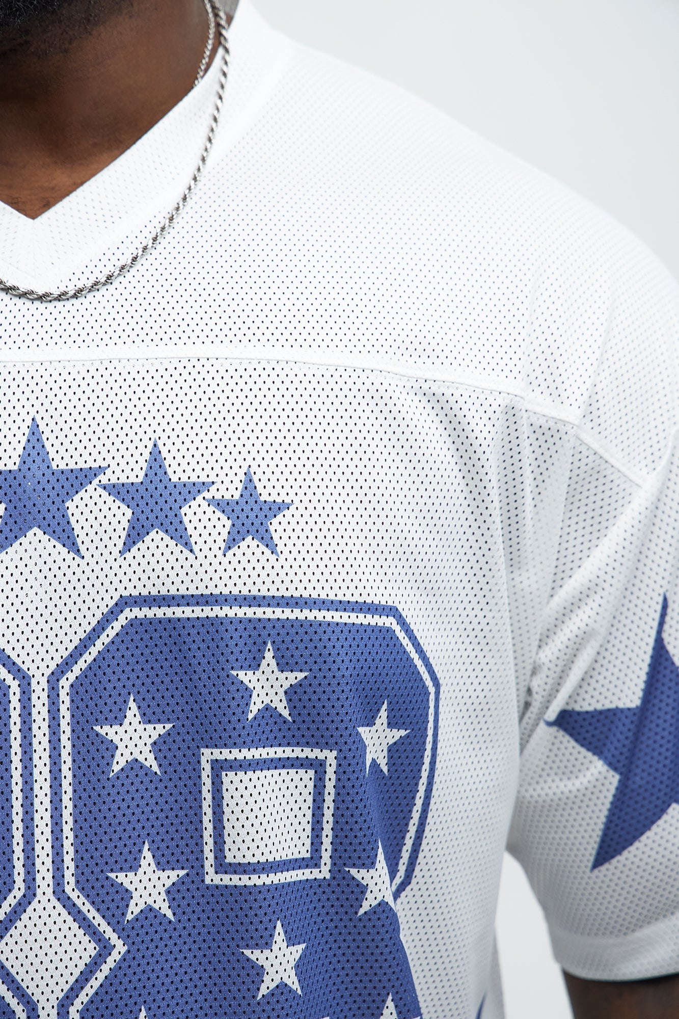 Ruthless Champion Short Sleeve Jersey - White Fashion Nova