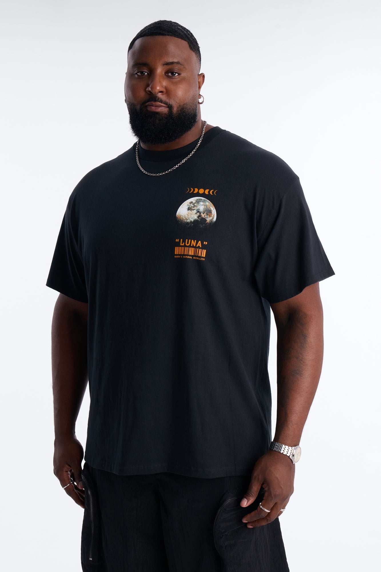 Luna Short Sleeve Tee - Black Fashion Nova