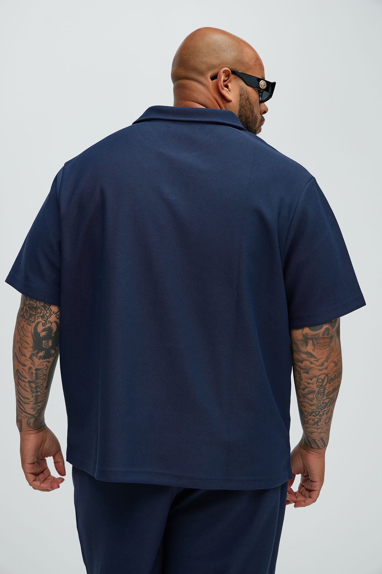 Turner Short Sleeve Polo - Navy Fashion Nova