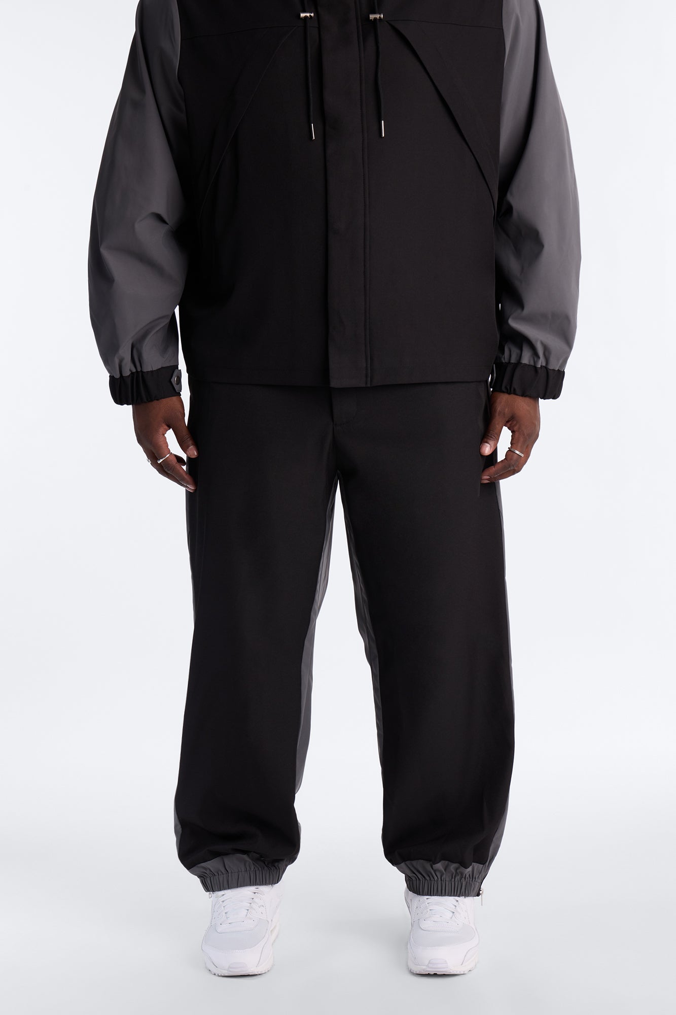 Straight Montalvo Mixed Worlds Trouser - Black Fashion Nova