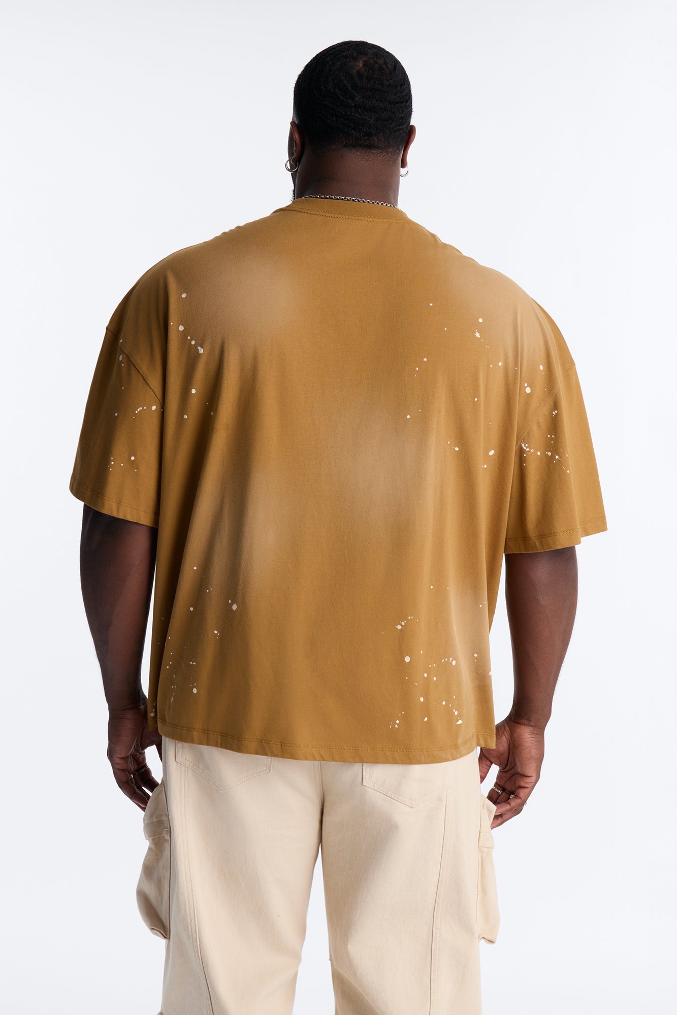 Von Dutch American Classic Boxy Short Sleeve Tee - Tan Fashion Nova