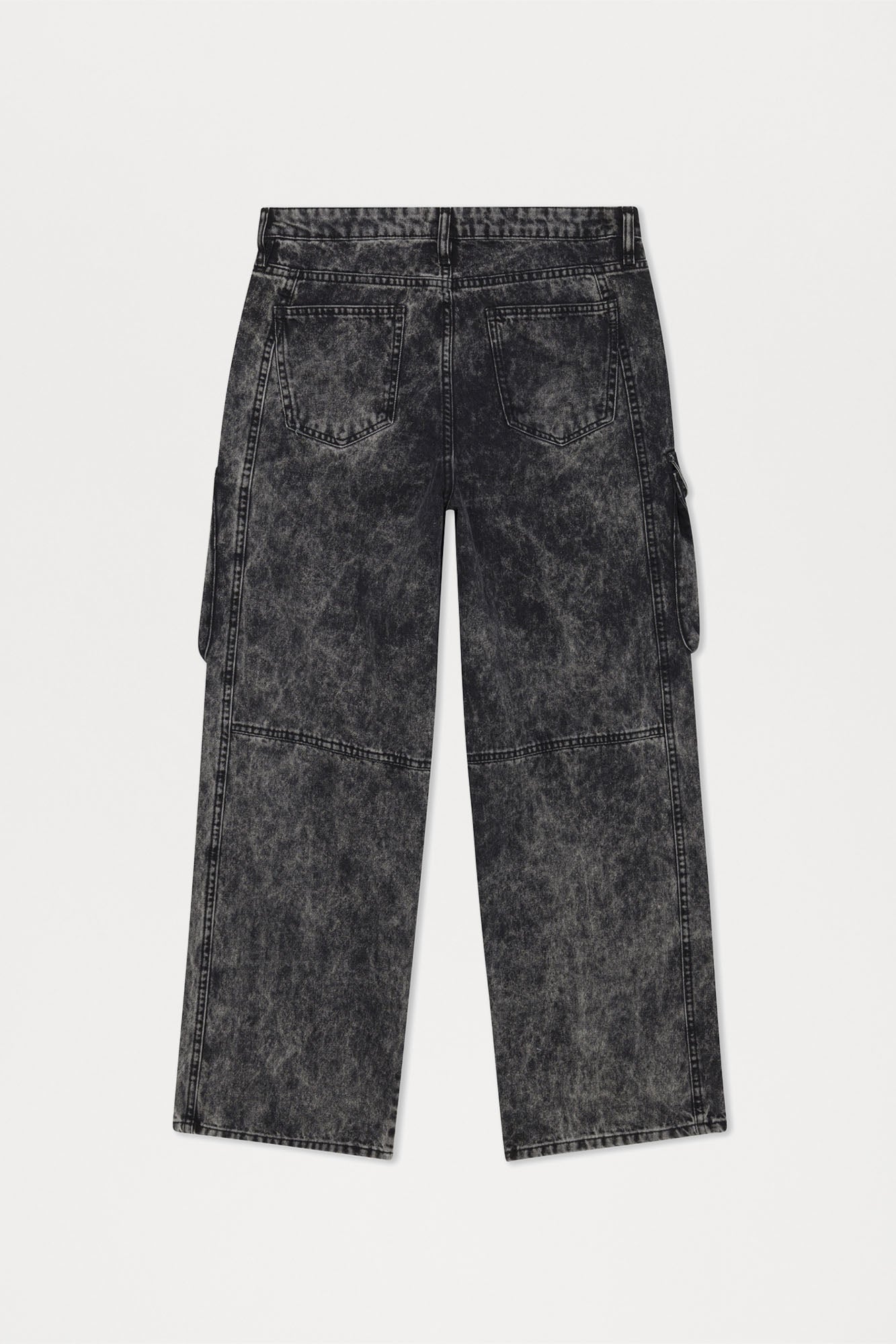 Baggy Clover Cargo Jeans - Black Fashion Nova