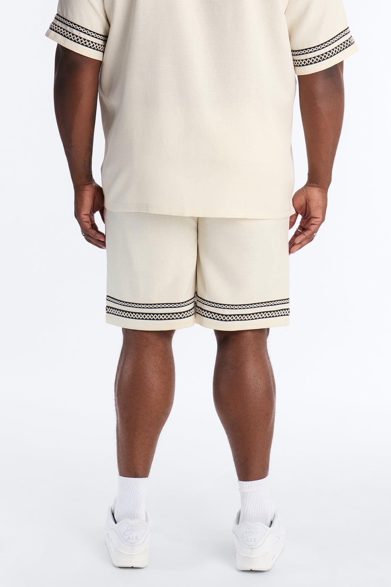 Zephyr Relaxed Shorts - Off White Fashion Nova