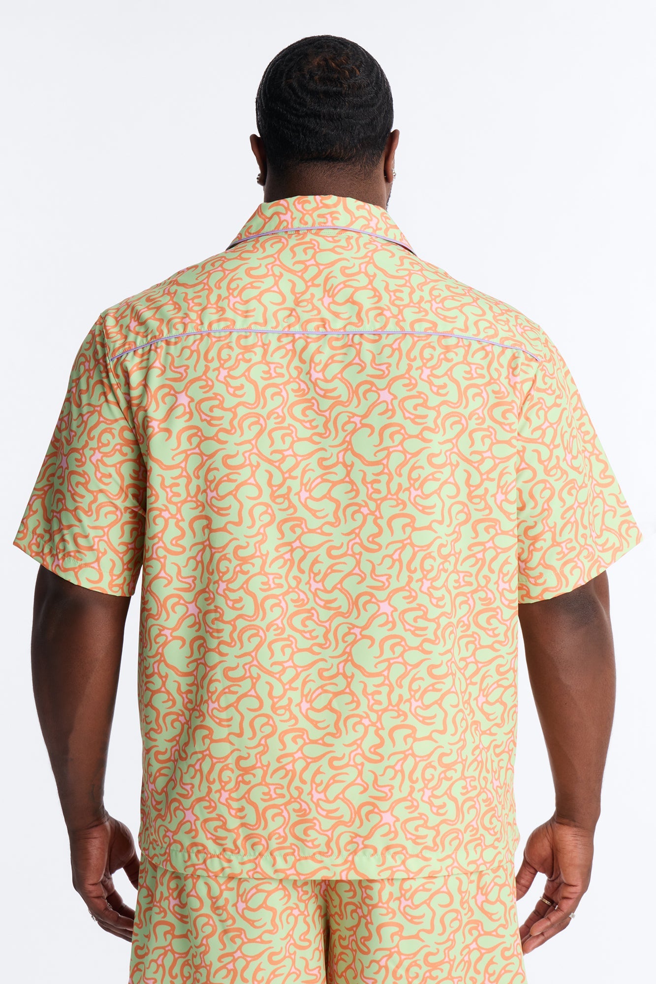 Relaxed Spring Break Fling Cuban Collar Button Up Shirt - Multi Color Fashion Nova