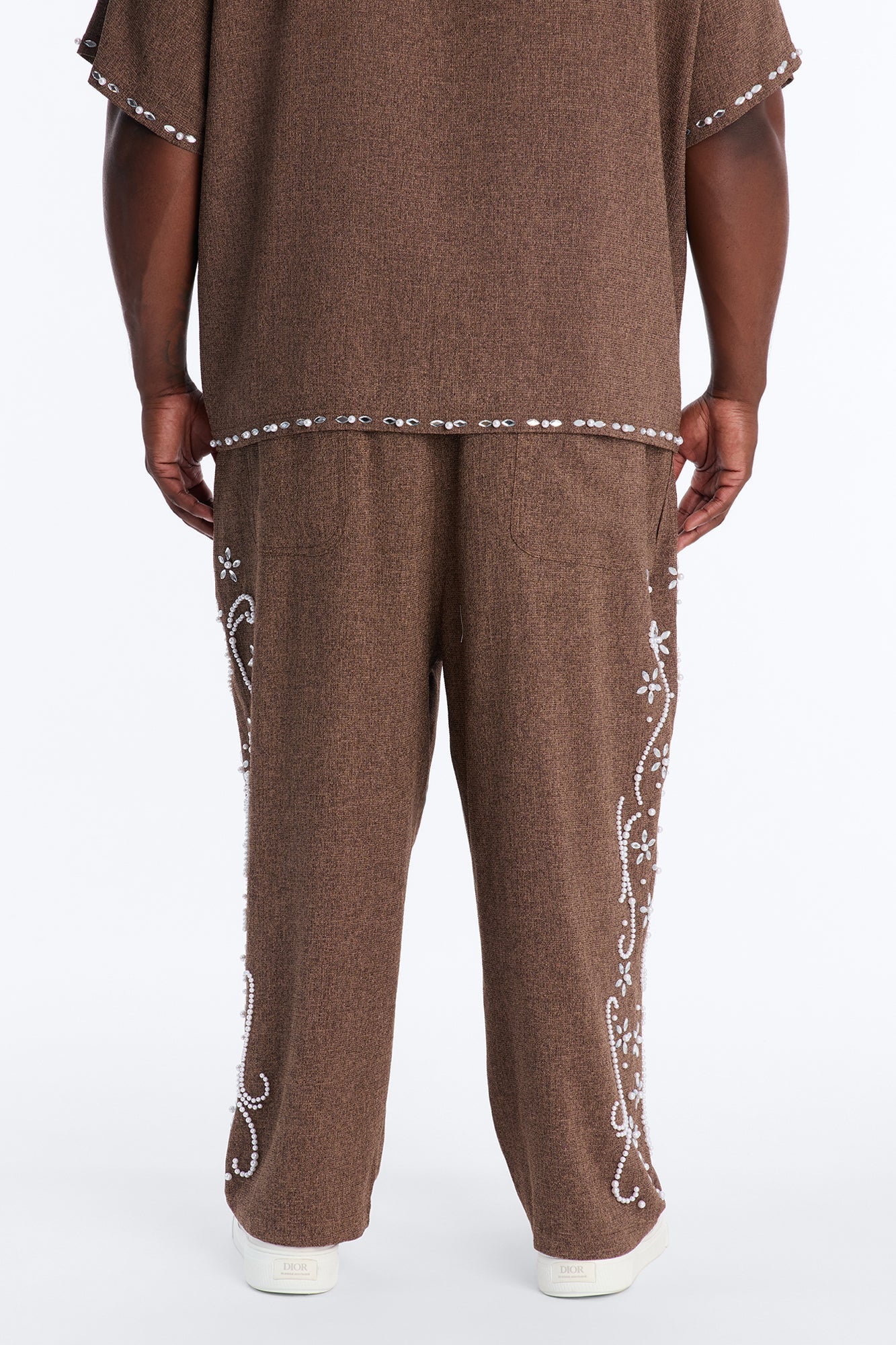 Straight Wanderlust Pearl Journey Pant - Brown Fashion Nova