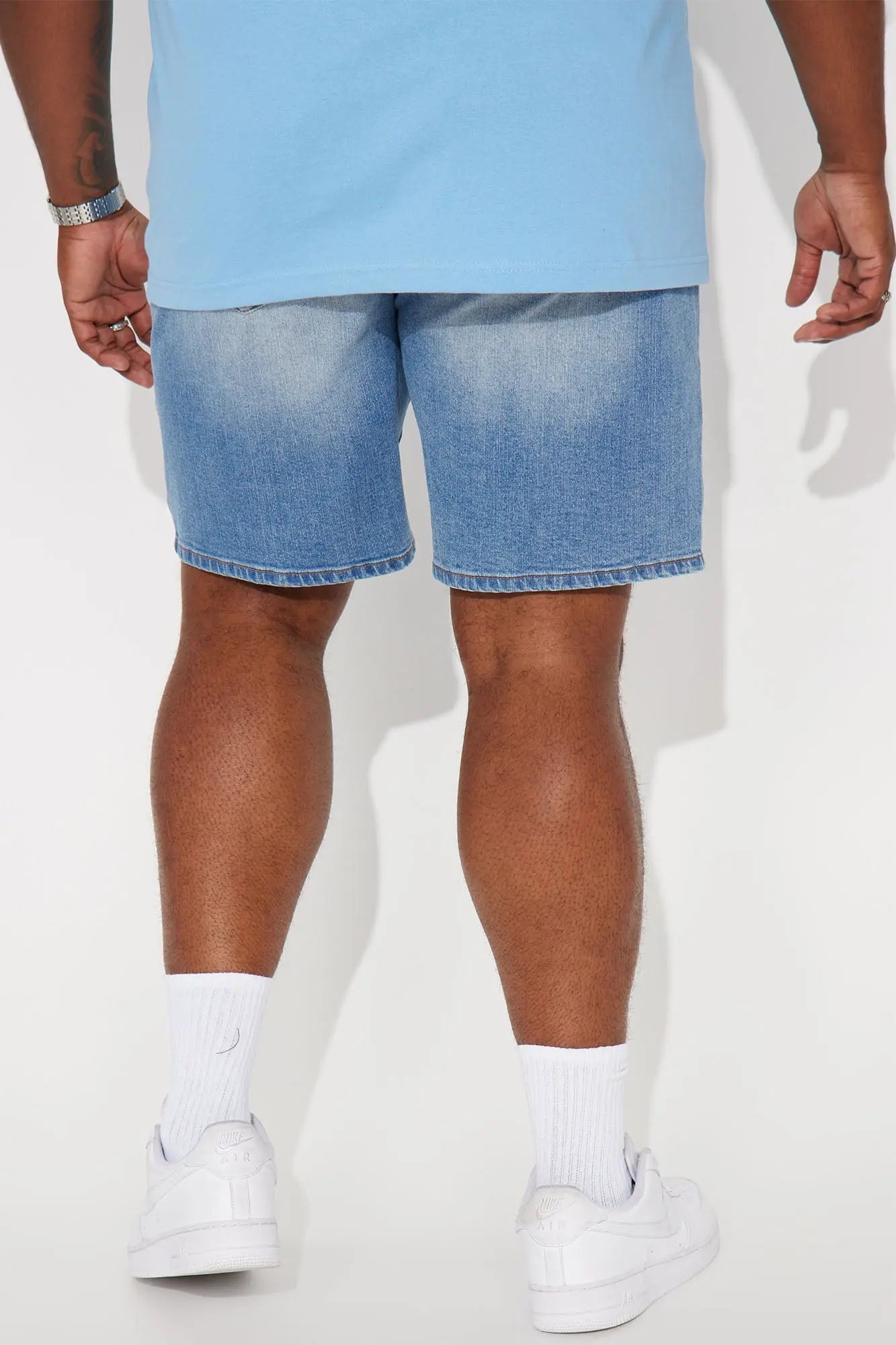 Cornell Slim Denim Shorts - Light Wash Fashion Nova