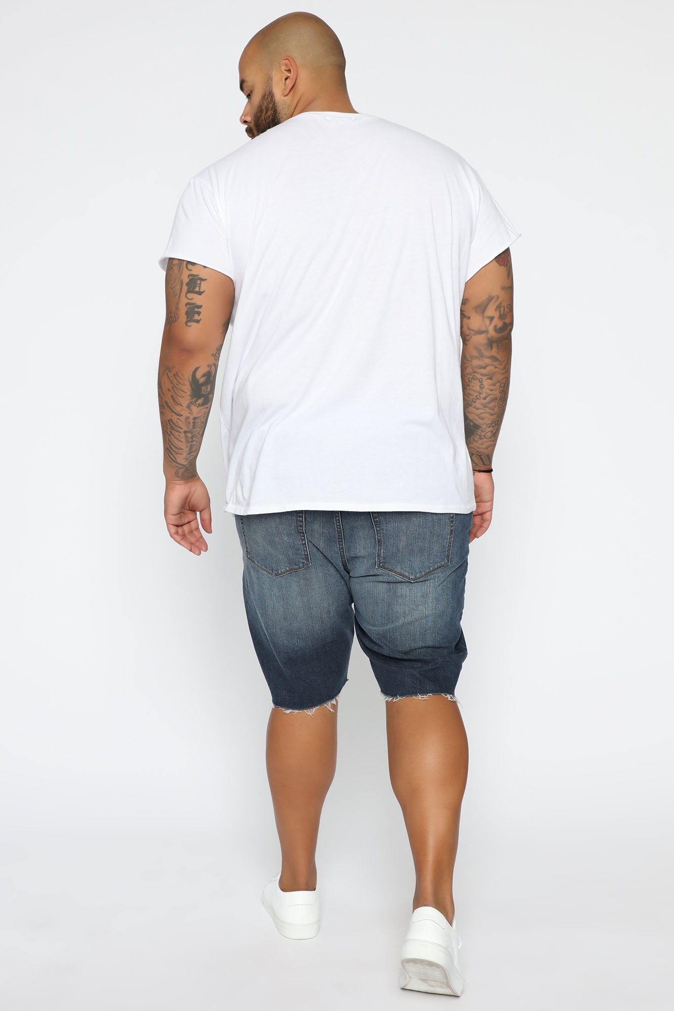 Earl Denim Shorts - Dark Wash Fashion Nova