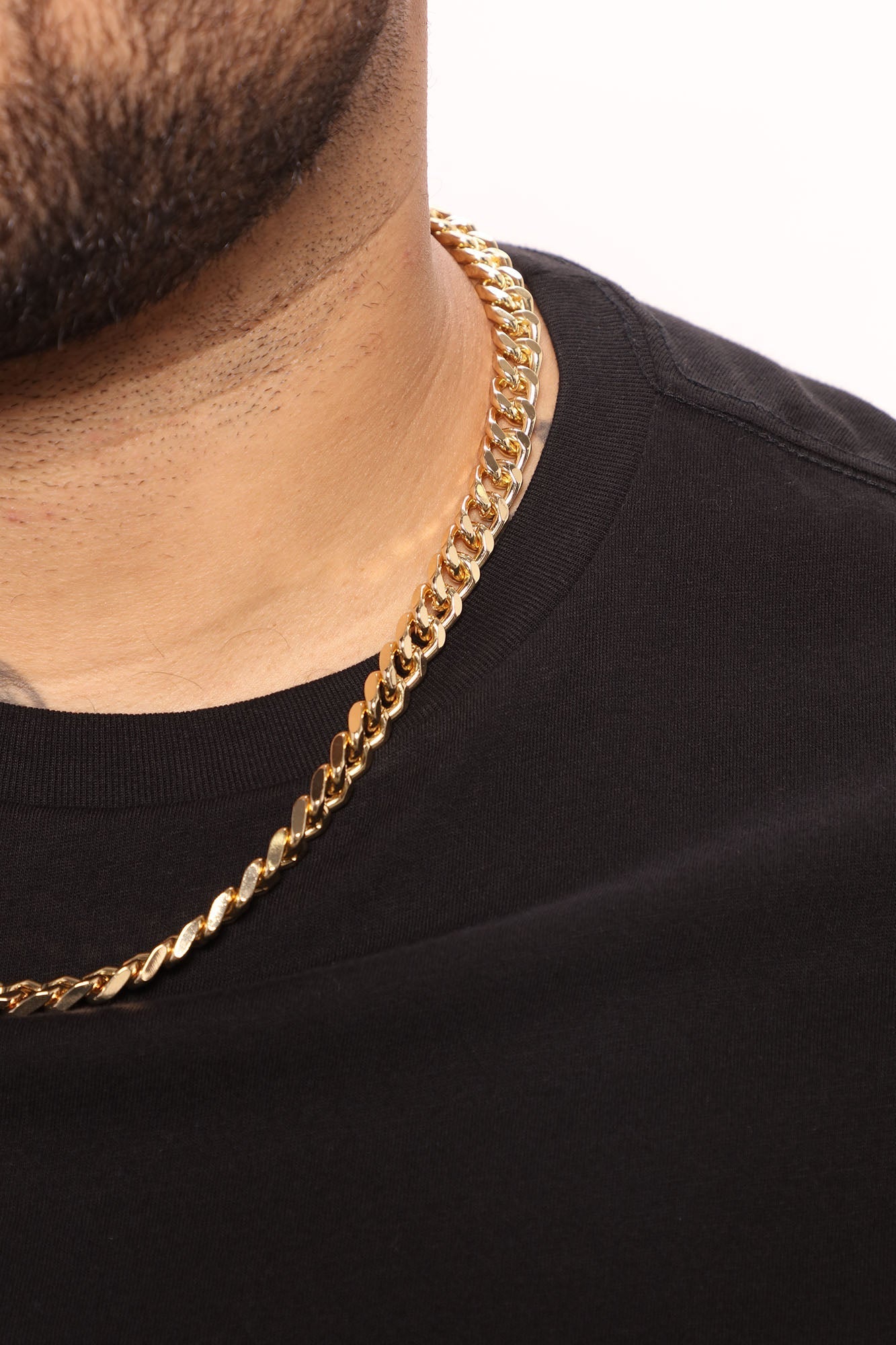 24″ Joe's Cuban Link Chain Necklace - Gold Fashion Nova