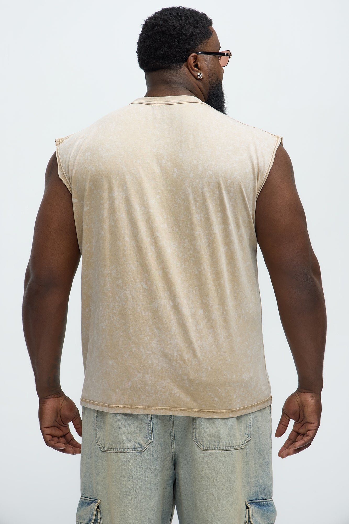 Von Dutch Winged Eye Muscle Tee - Cream Fashion Nova