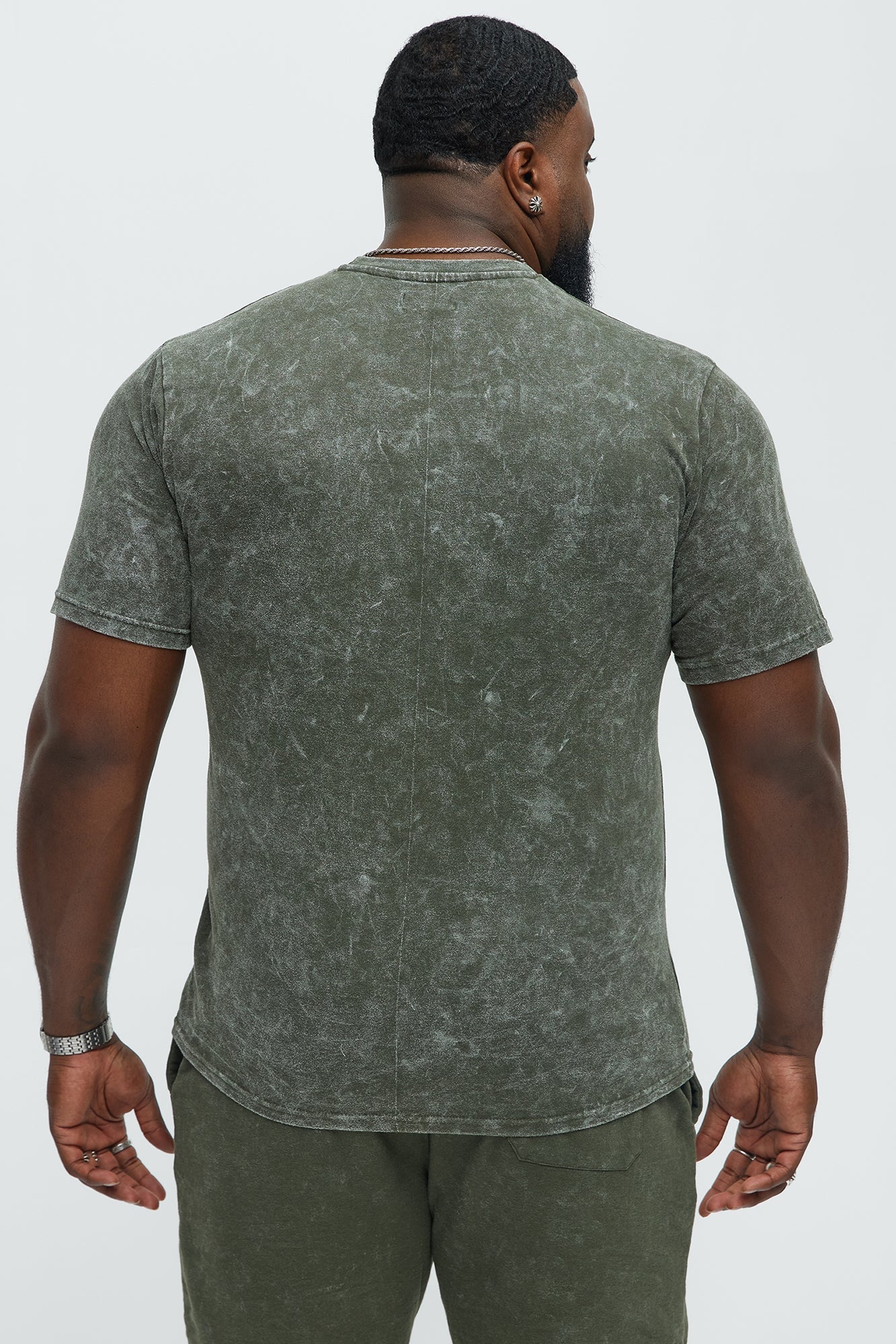 Self Made Short Sleeve Tee - Olive Fashion Nova