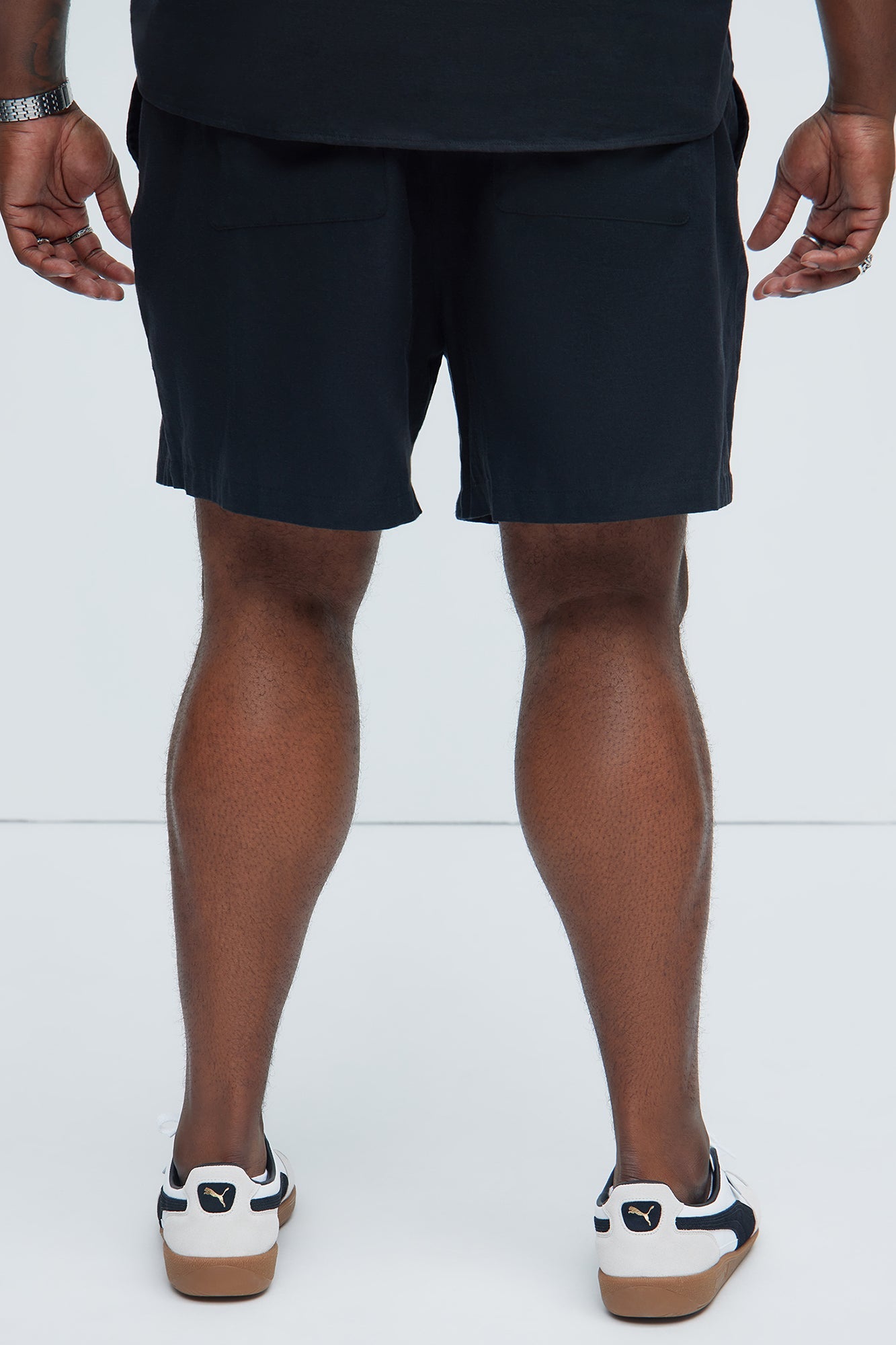 Bahamas Linen Shorts - Black Fashion Nova