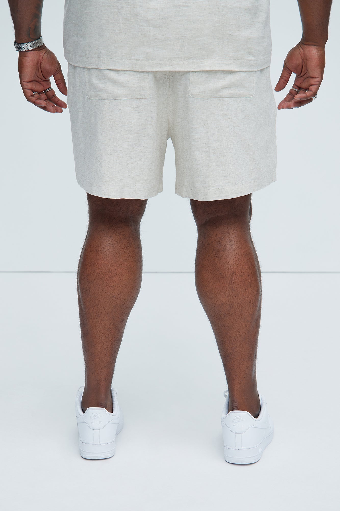 Bahamas Linen Shorts - Oatmeal Fashion Nova