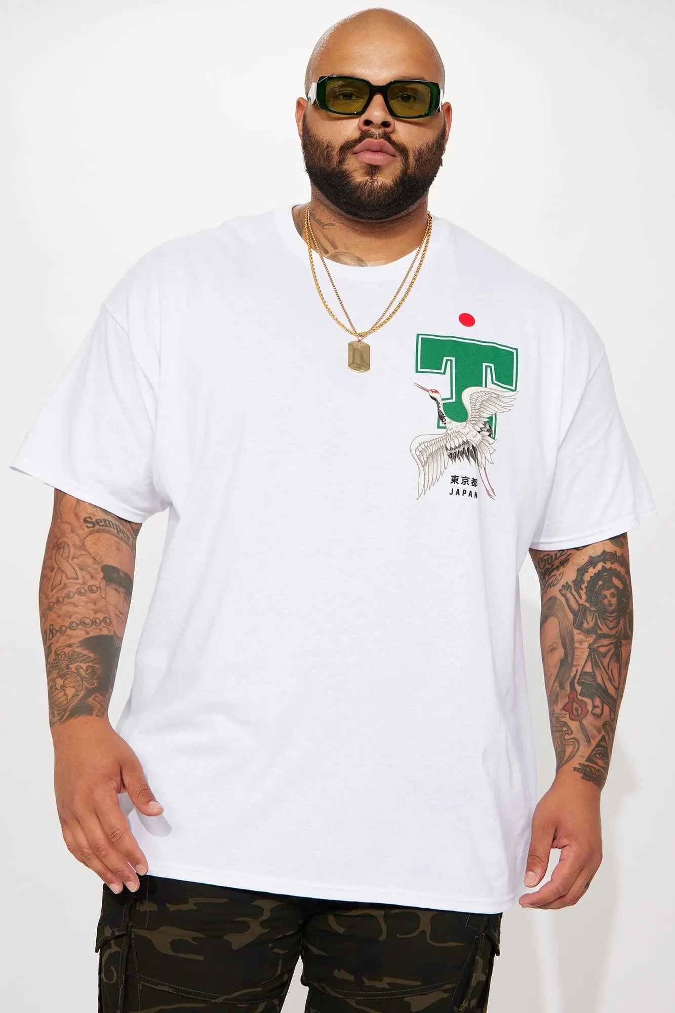 Tokyo 99 Short Sleeve Tee - White Fashion Nova