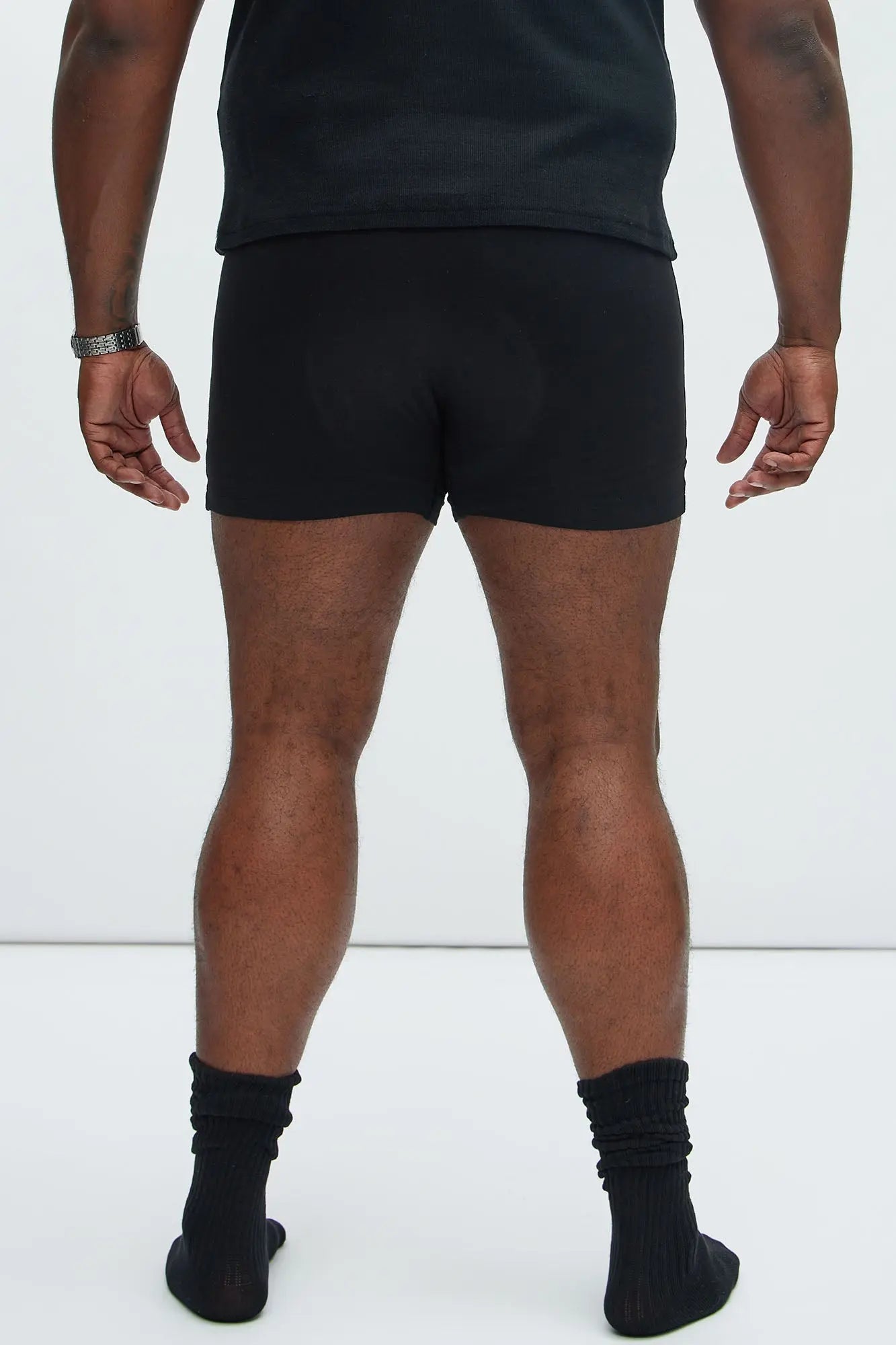 Essential Modal Boxer Brief 3 Pack - Black Fashion Nova