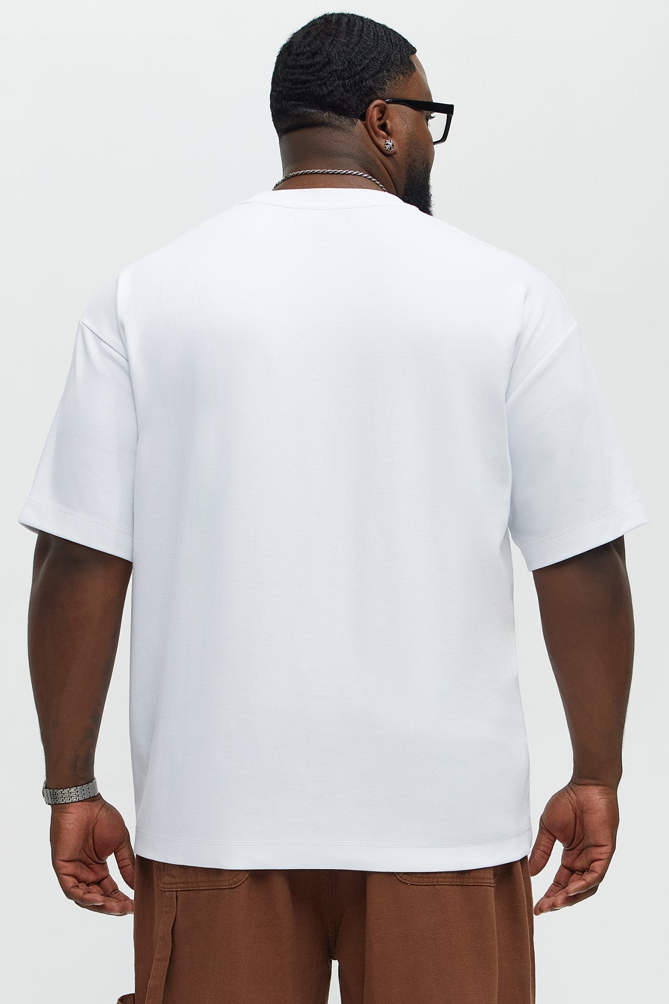 Relaxed Premium Everyday Tee - White Fashion Nova