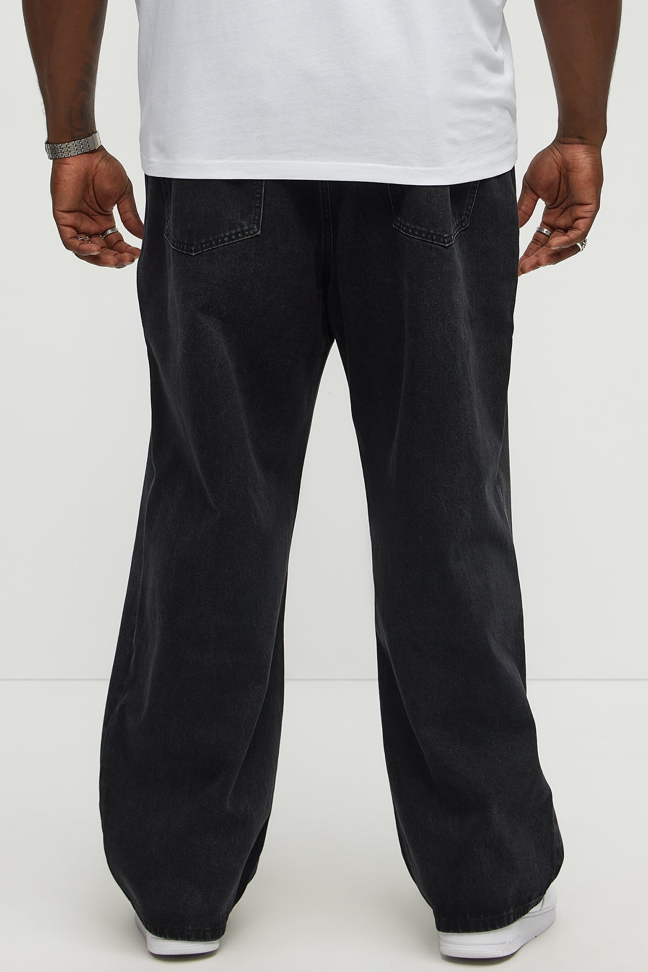 The Weekend Baggy Jeans - Black Wash Fashion Nova