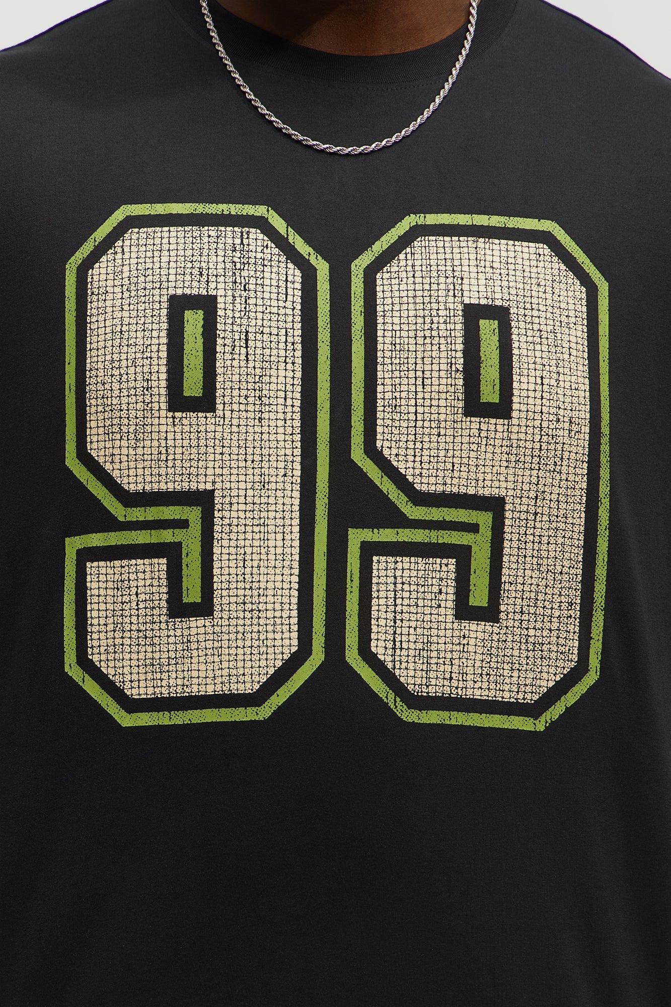 Athletic 99 Oversized Short Sleeve Tee - Black Fashion Nova