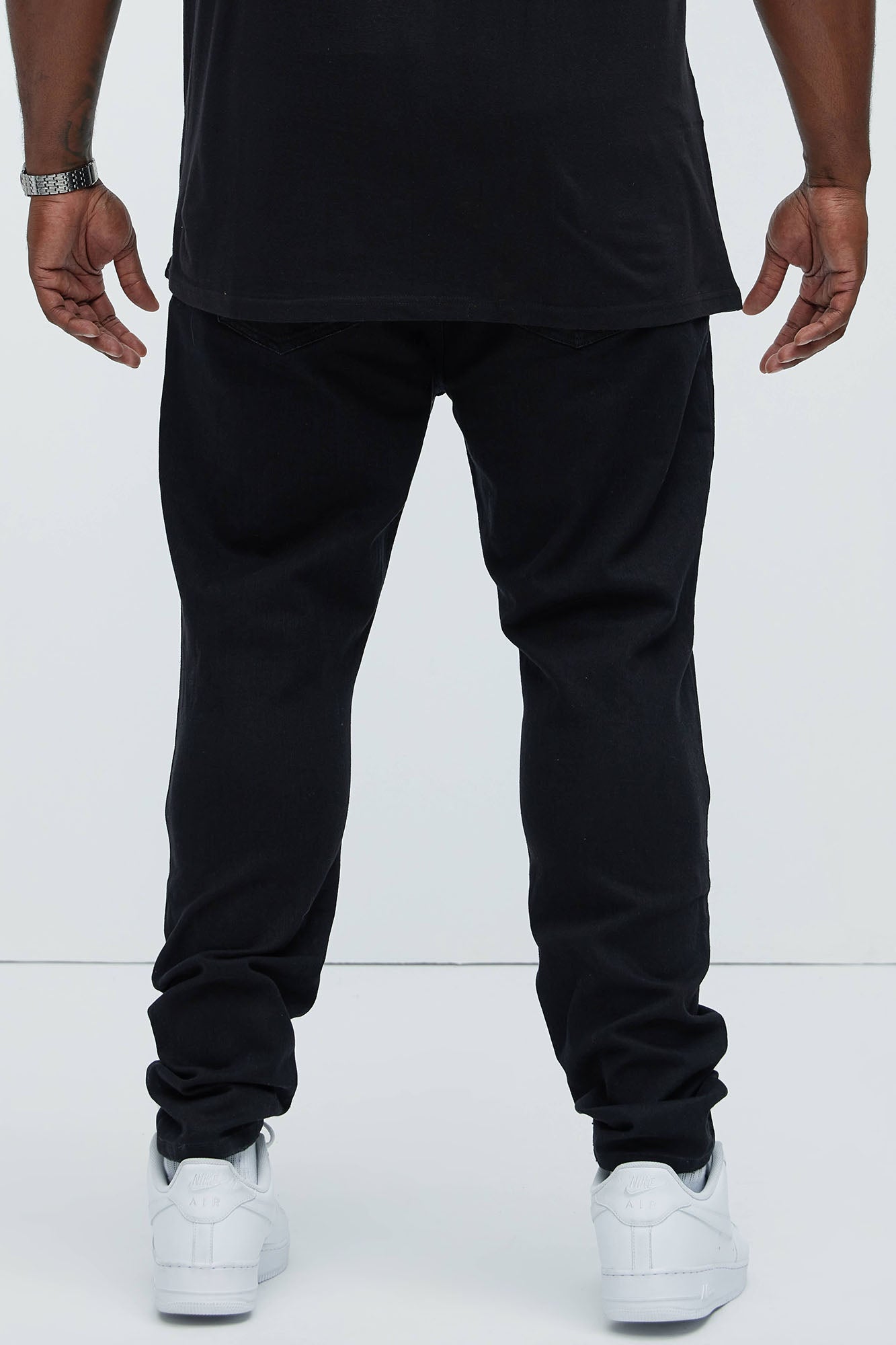 Take No L's Skinny Jean - Black Fashion Nova