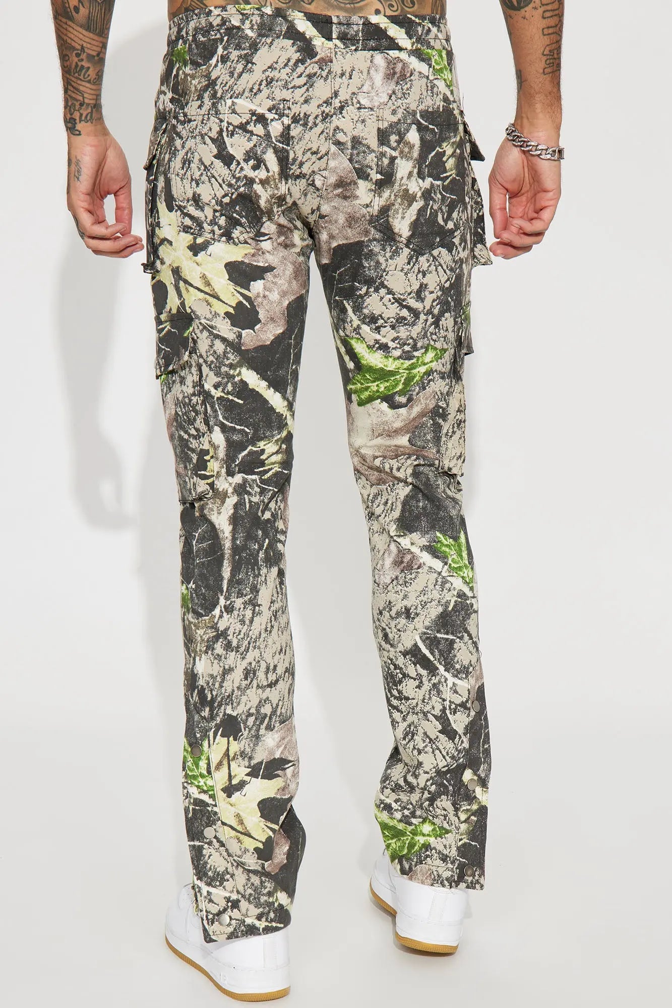 Worker Slim Cargo Pants - Green/combo Fashion Nova