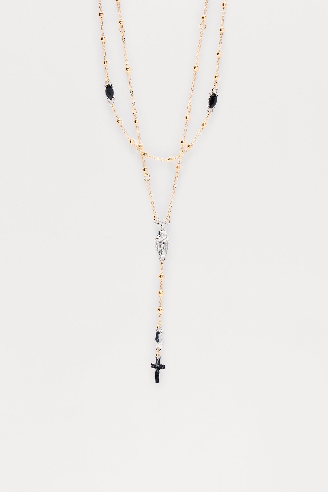 In Your View Necklace Set - Gold Fashion Nova