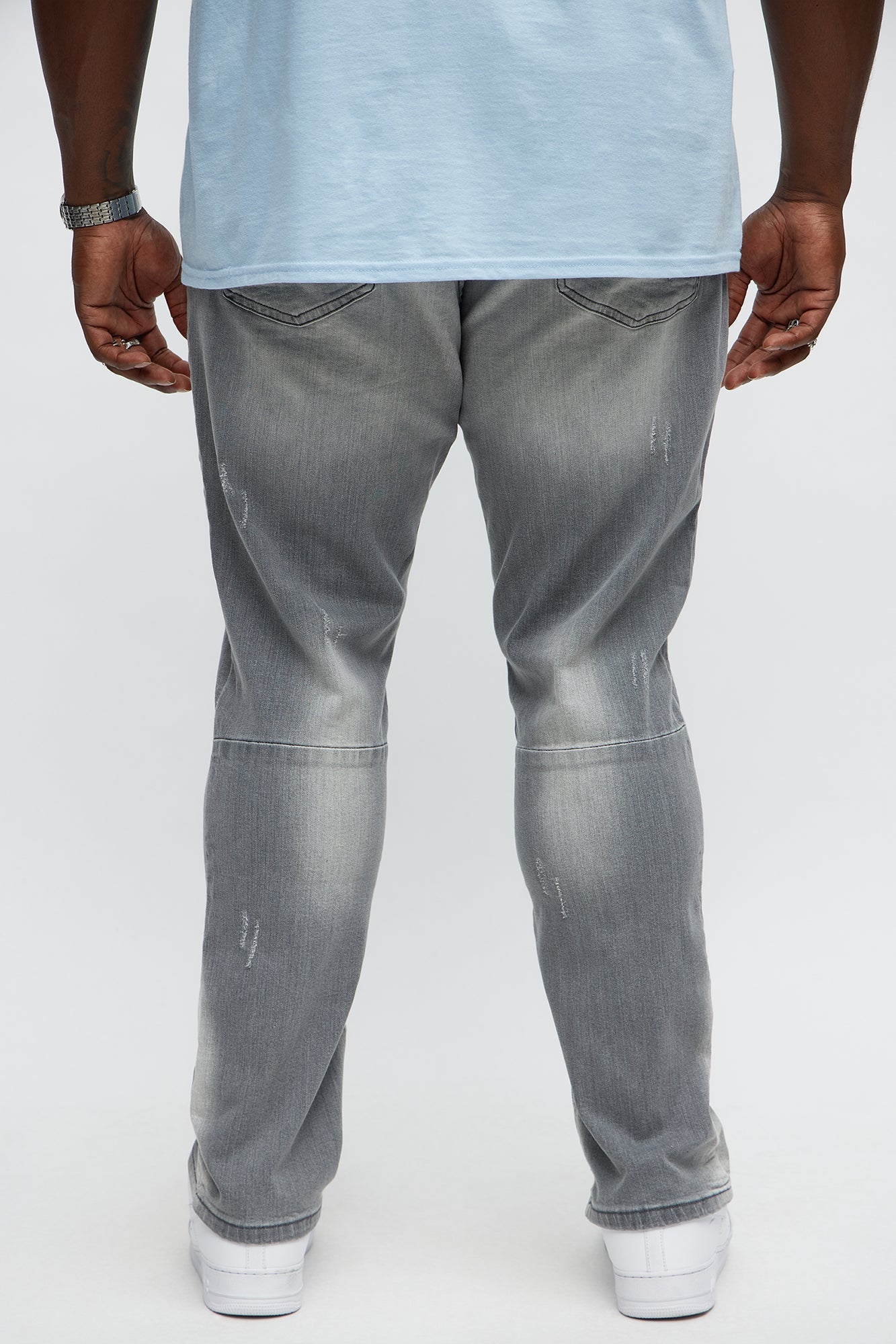Stay Positive Skinny Jean - Grey Fashion Nova