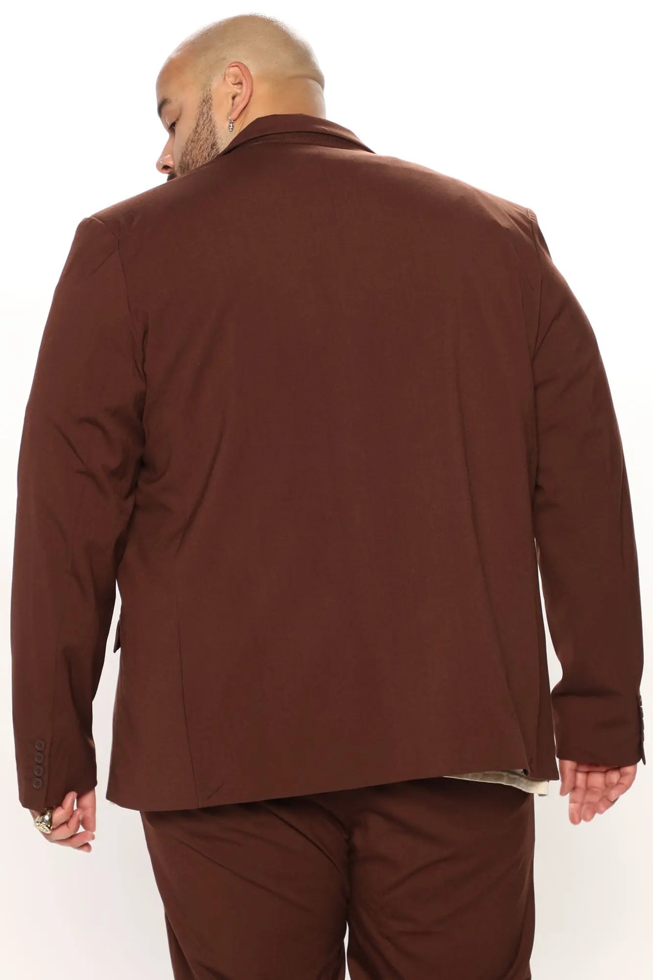 The Modern Stretch Suit Jacket - Brown Fashion Nova