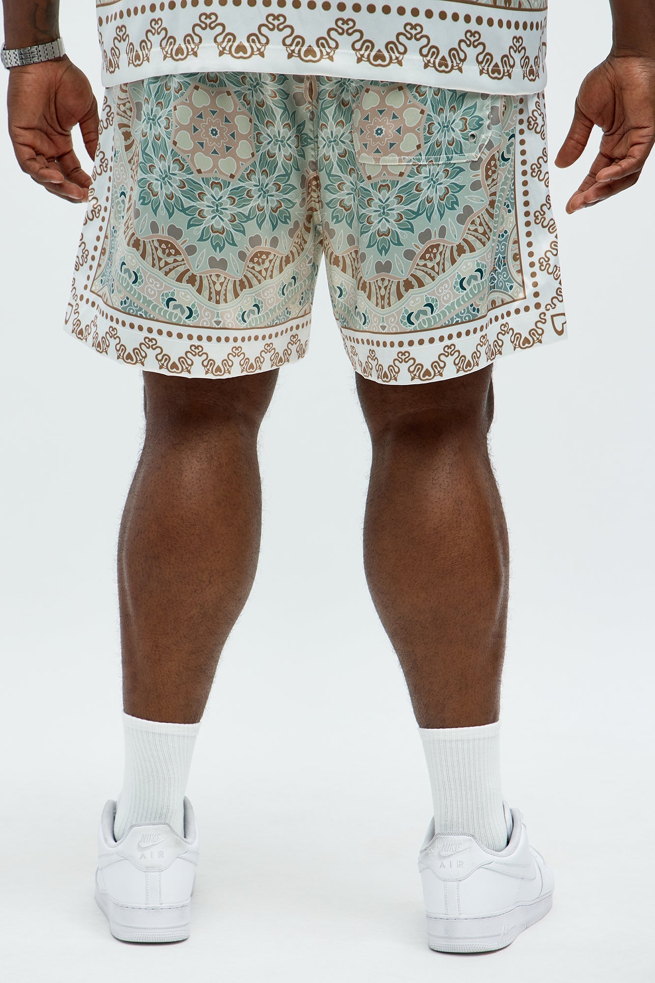 Green Love Short - Sage/combo Fashion Nova