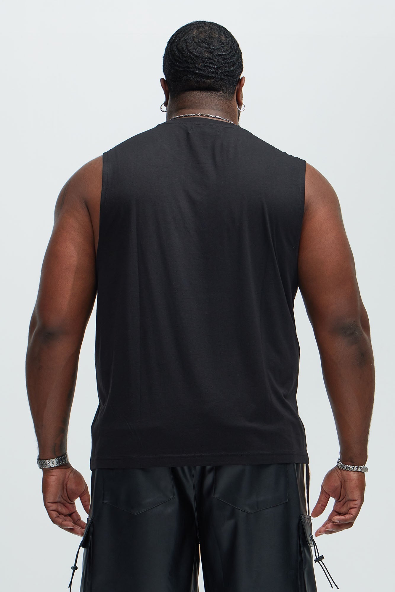 Essential Modal Lounge Sleeveless Muscle Tee - Black Fashion Nova