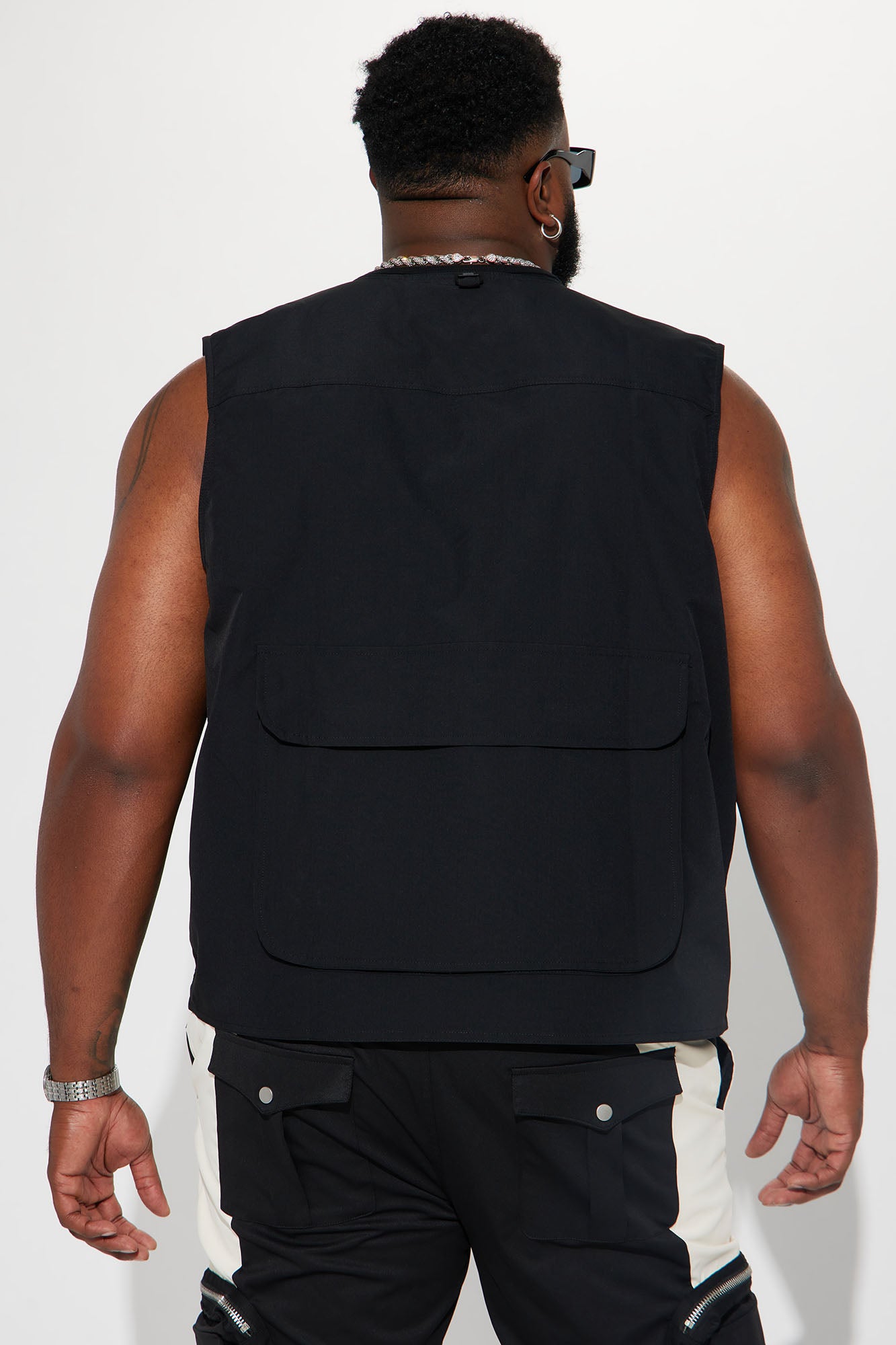 Hard To Miss Ripstop Tactical Cargo Vest - Black Fashion Nova