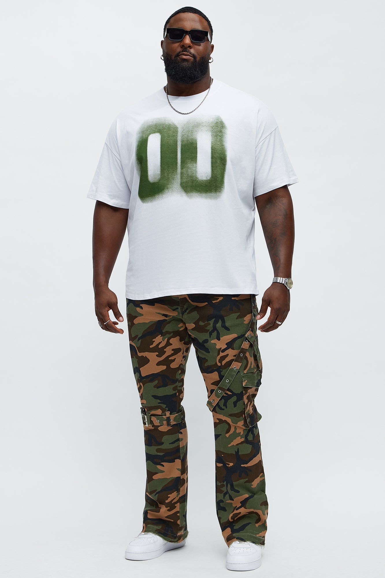 New Beginnings 00 Oversized Short Sleeve Tee - White Fashion Nova