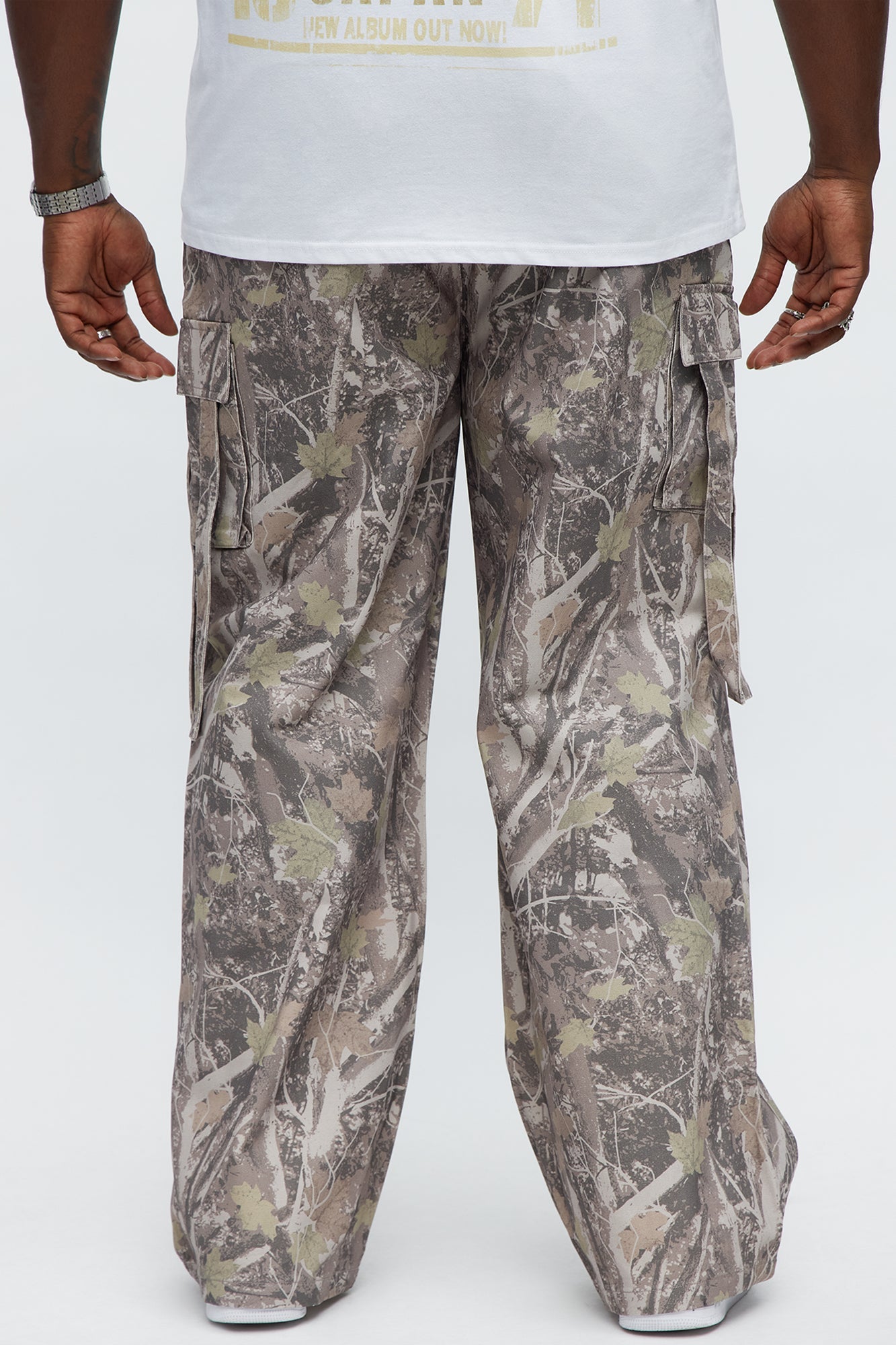 Relaxed Straight No More Waiting Cargo Pants - Brown/combo Fashion Nova