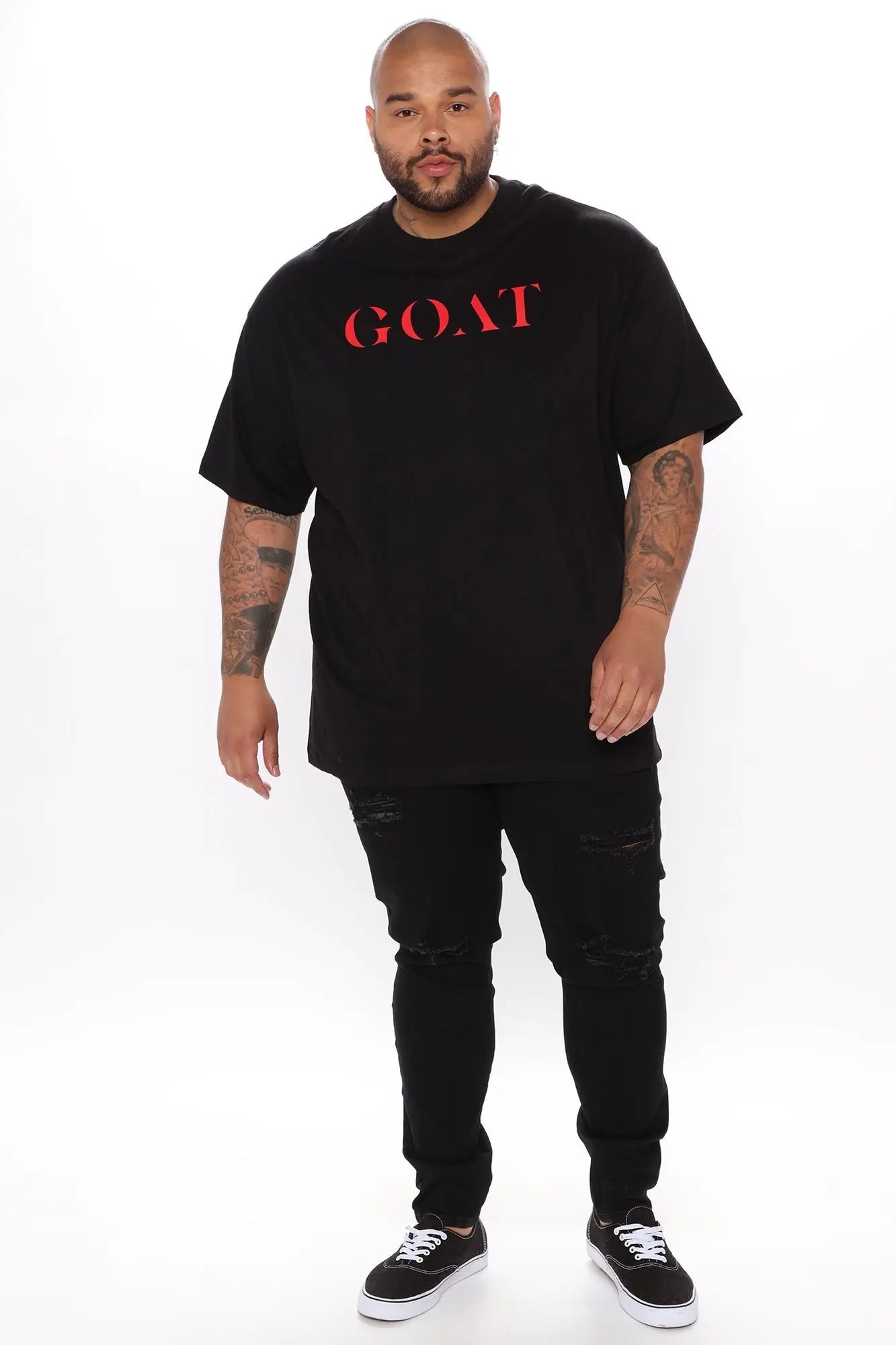The GOAT Short Sleeve Tee - Black Fashion Nova