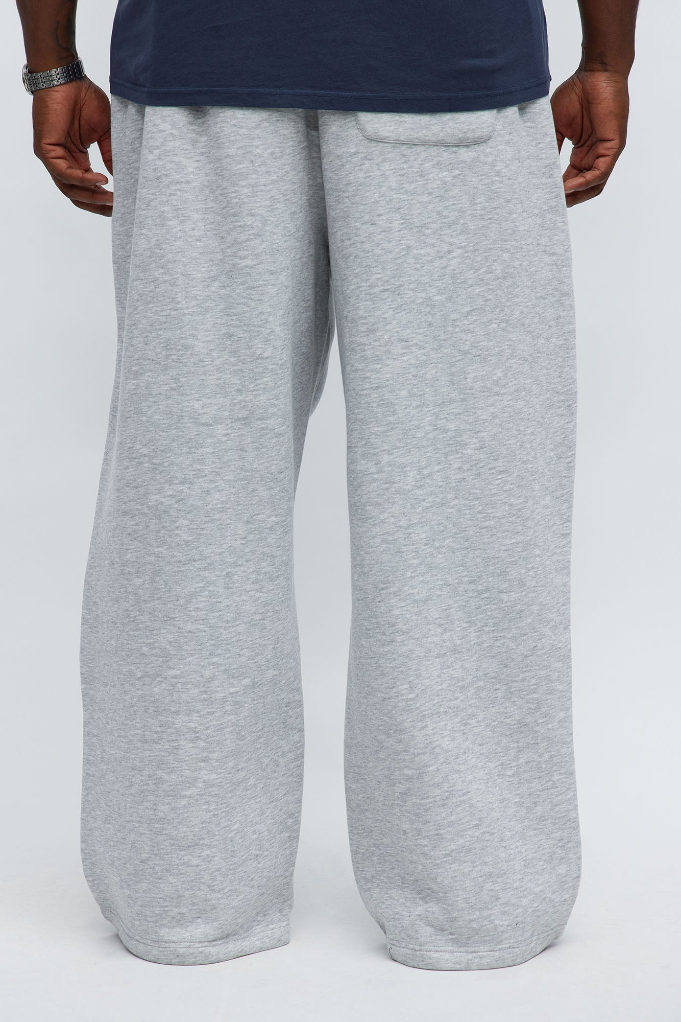Tyson Baggy Pants - Heather Grey Fashion Nova