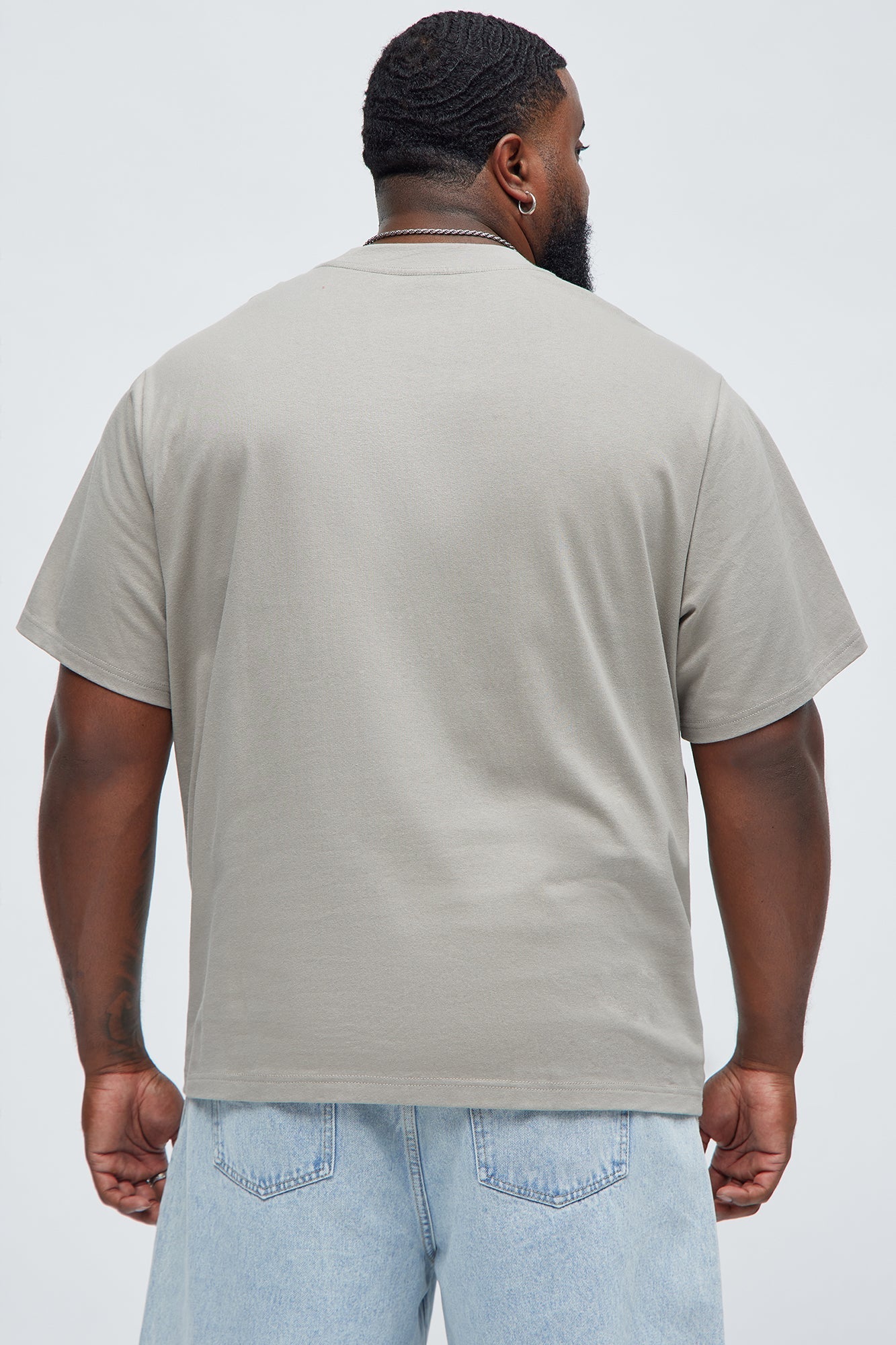 Oversized Heavyweight Tee 240GSM - Taupe Fashion Nova