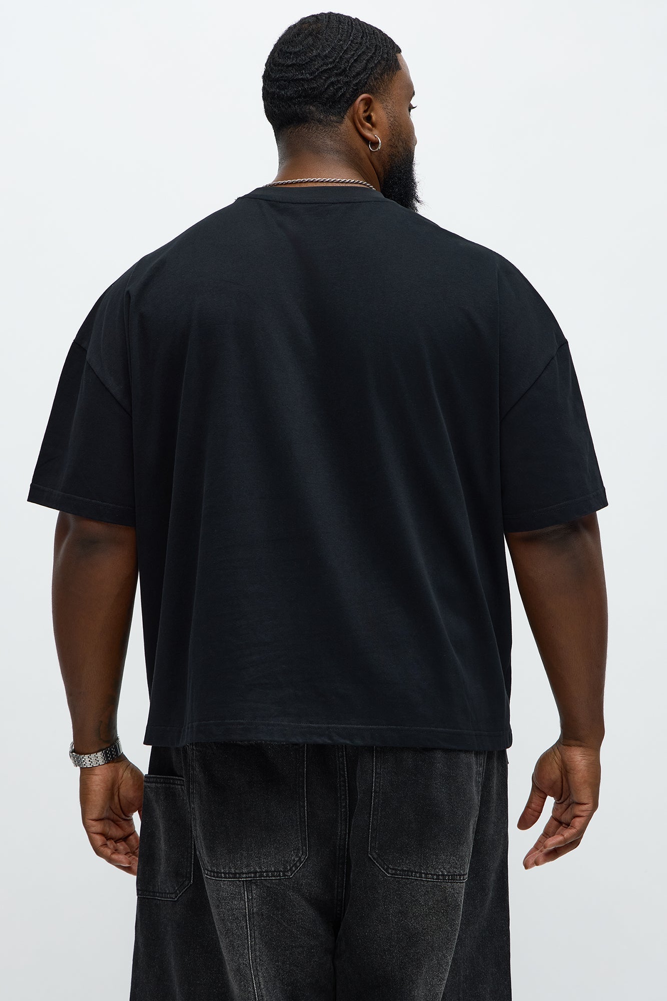 Boxy Premium Midweight Tee - Black Fashion Nova