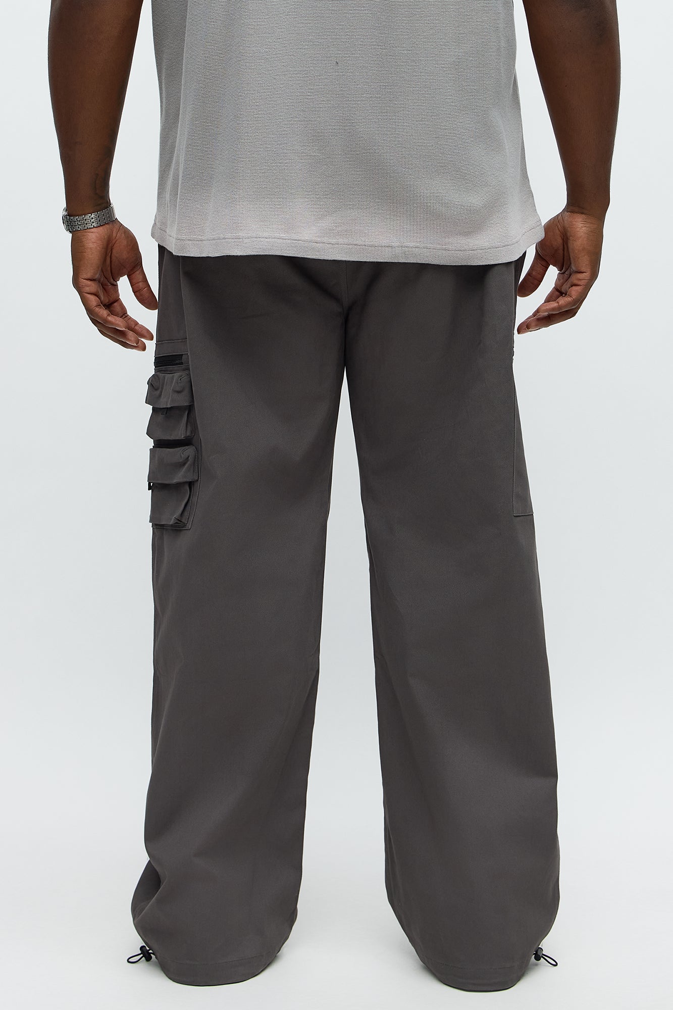 Straight Stay Busy Utility Pant - Charcoal Fashion Nova