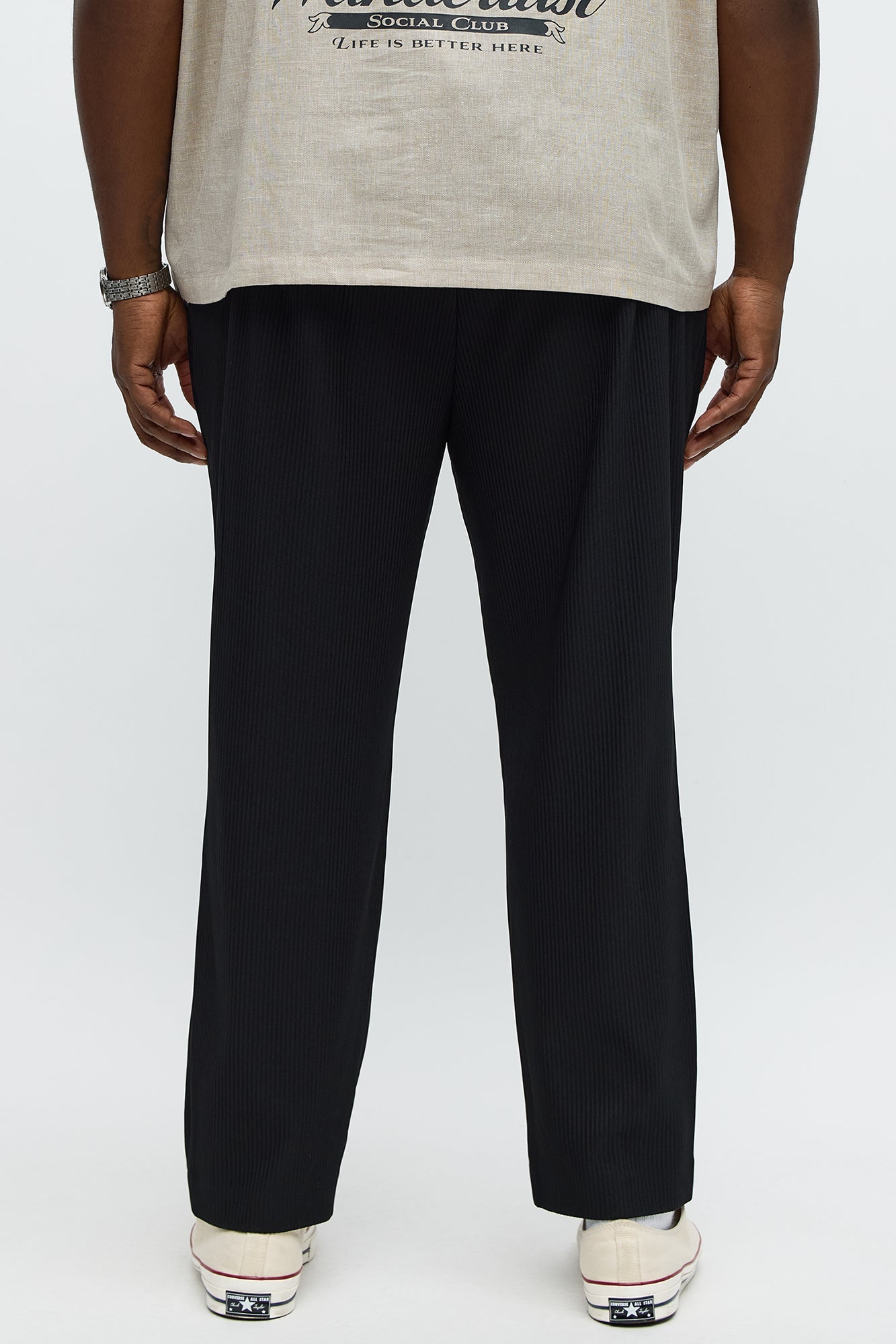 Show Up Slim Trousers - Black Fashion Nova