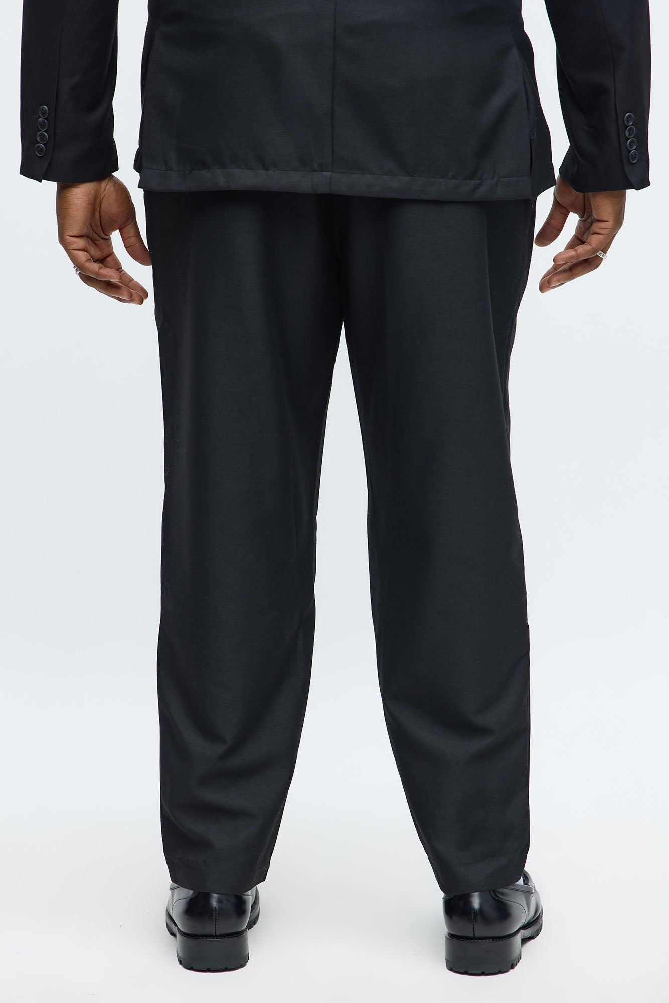Slim Modern Stretch-Waist Everyday Trouser - Black Fashion Nova