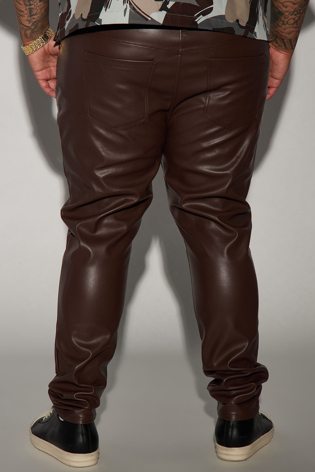 Your Favorite Faux Leather Skinny Pants - Dark Brown Fashion Nova