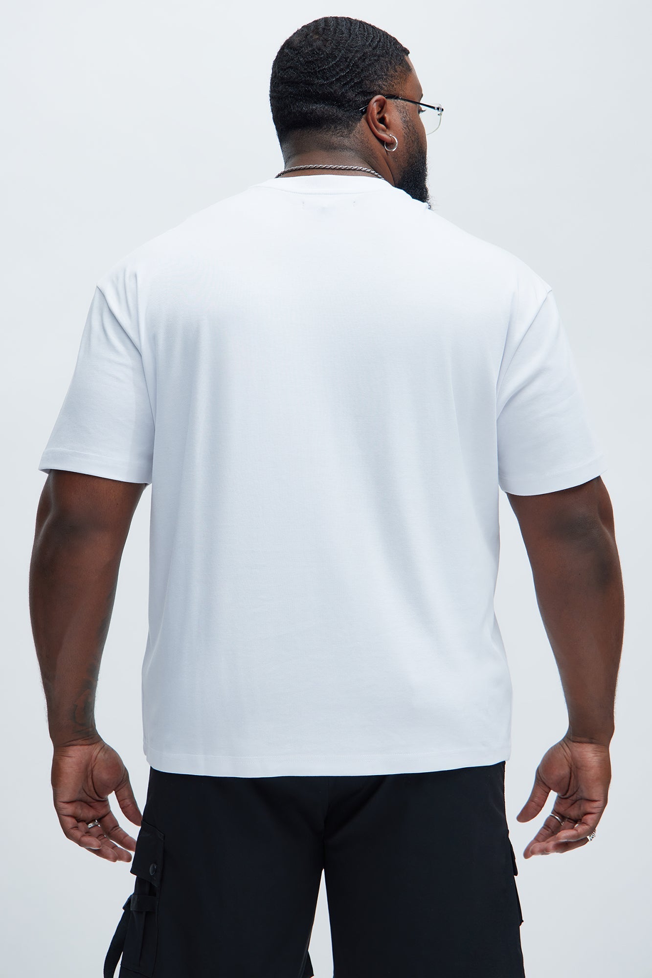 Davison Premium Short Sleeve Tee - White Fashion Nova