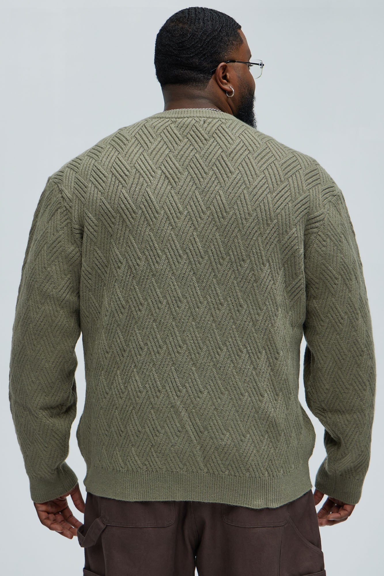 That Stuff Crewneck Sweater - Olive Fashion Nova