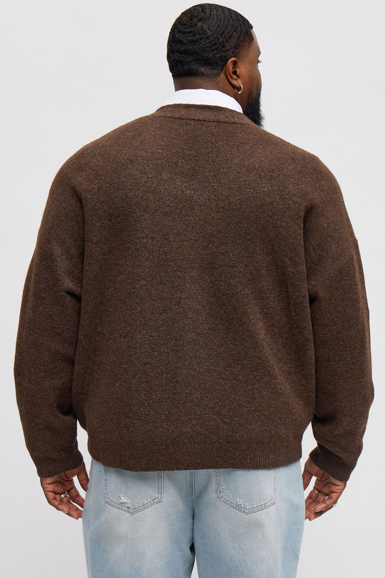 Cropped Harbor Ash Cardigan - Brown Fashion Nova