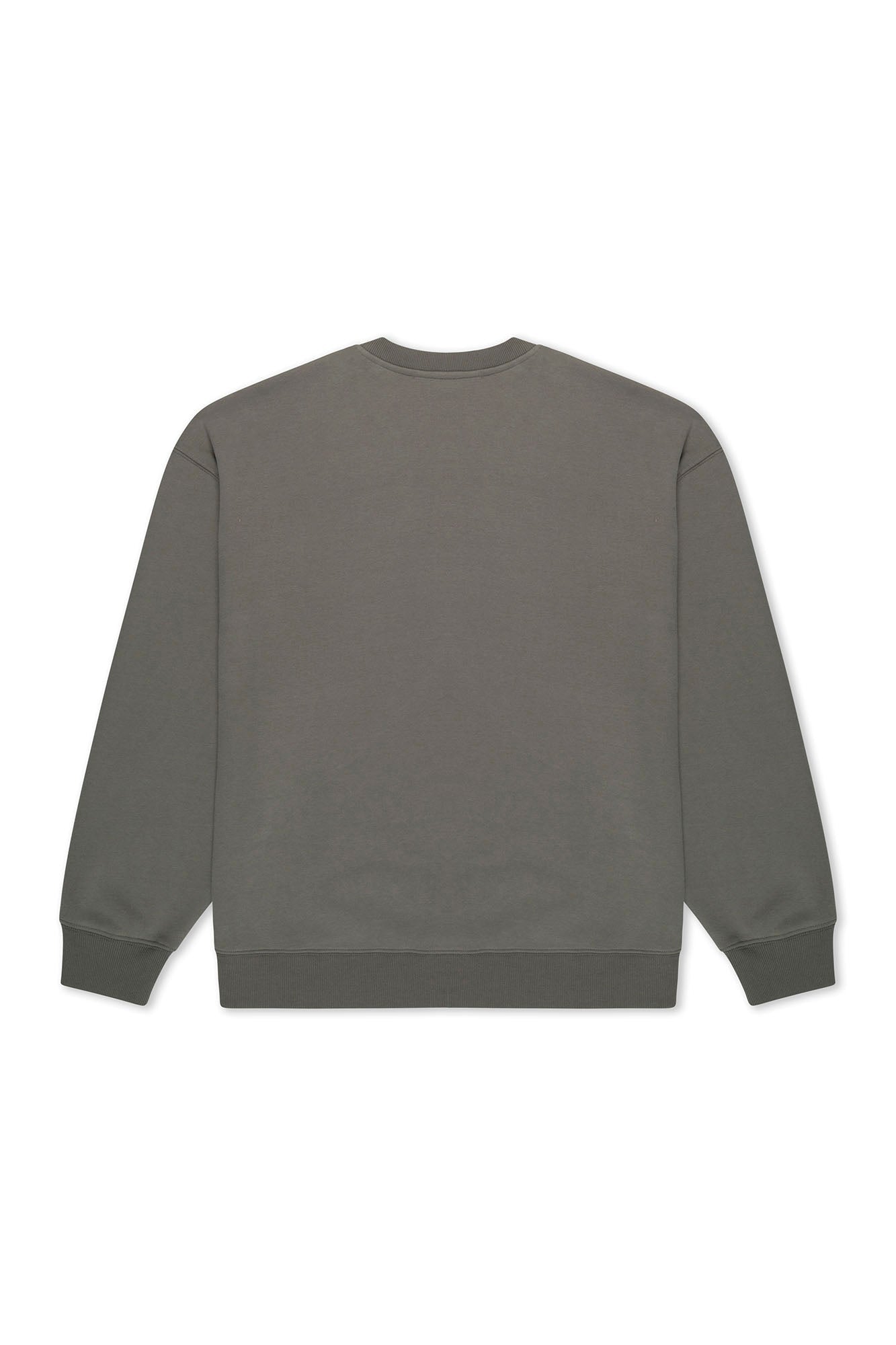 410 Oversized Crewneck - Moss Grey Fashion Nova