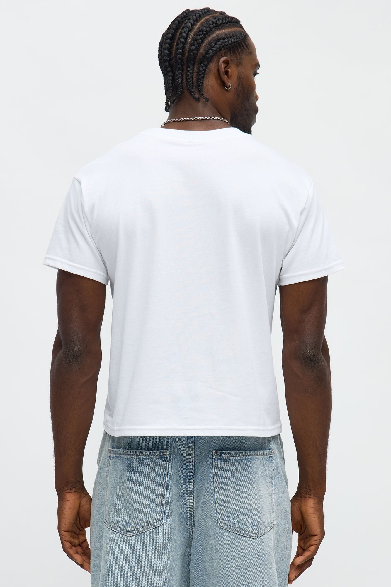 Cropped Crew Baby Tee - White Fashion Nova
