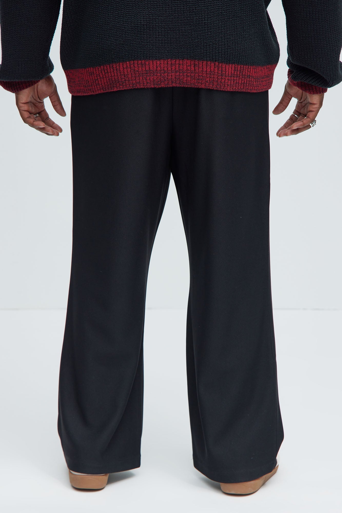 Turner Relaxed Trouser Pants - Black Fashion Nova