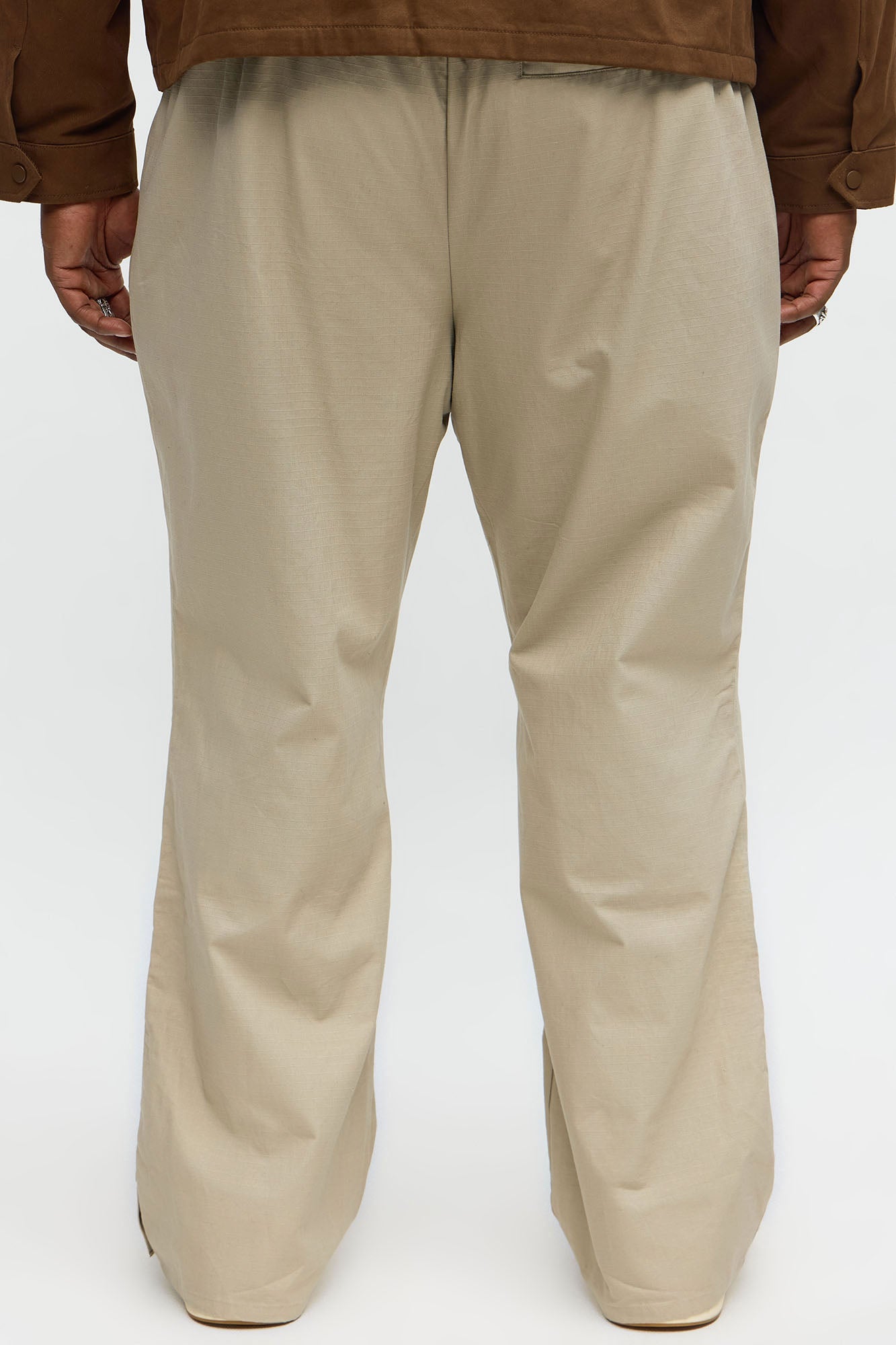 Slim Comeback Ripstop Side Snap Buttons - Taupe Fashion Nova